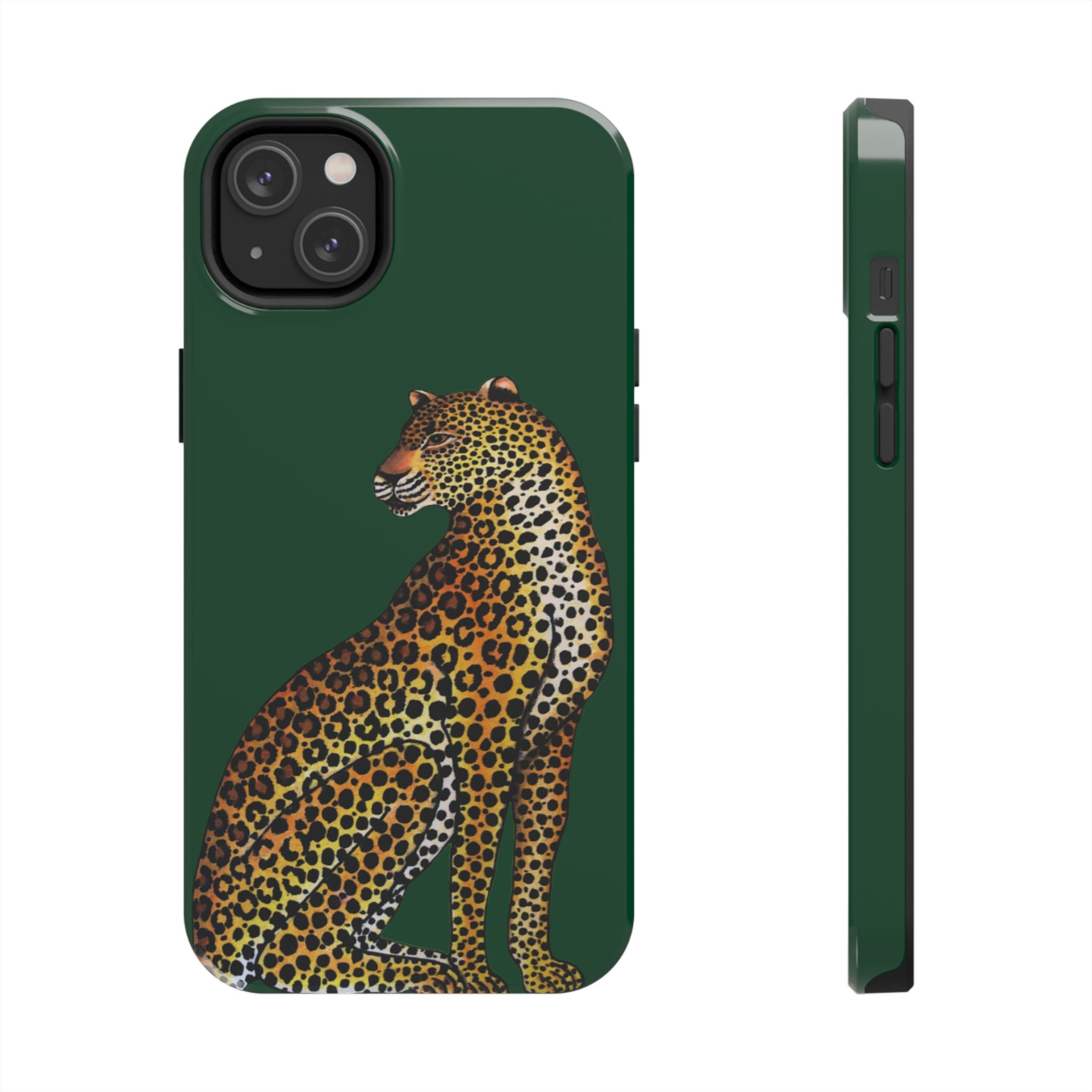 Leopard Phone Case - Racing Green - Image 51