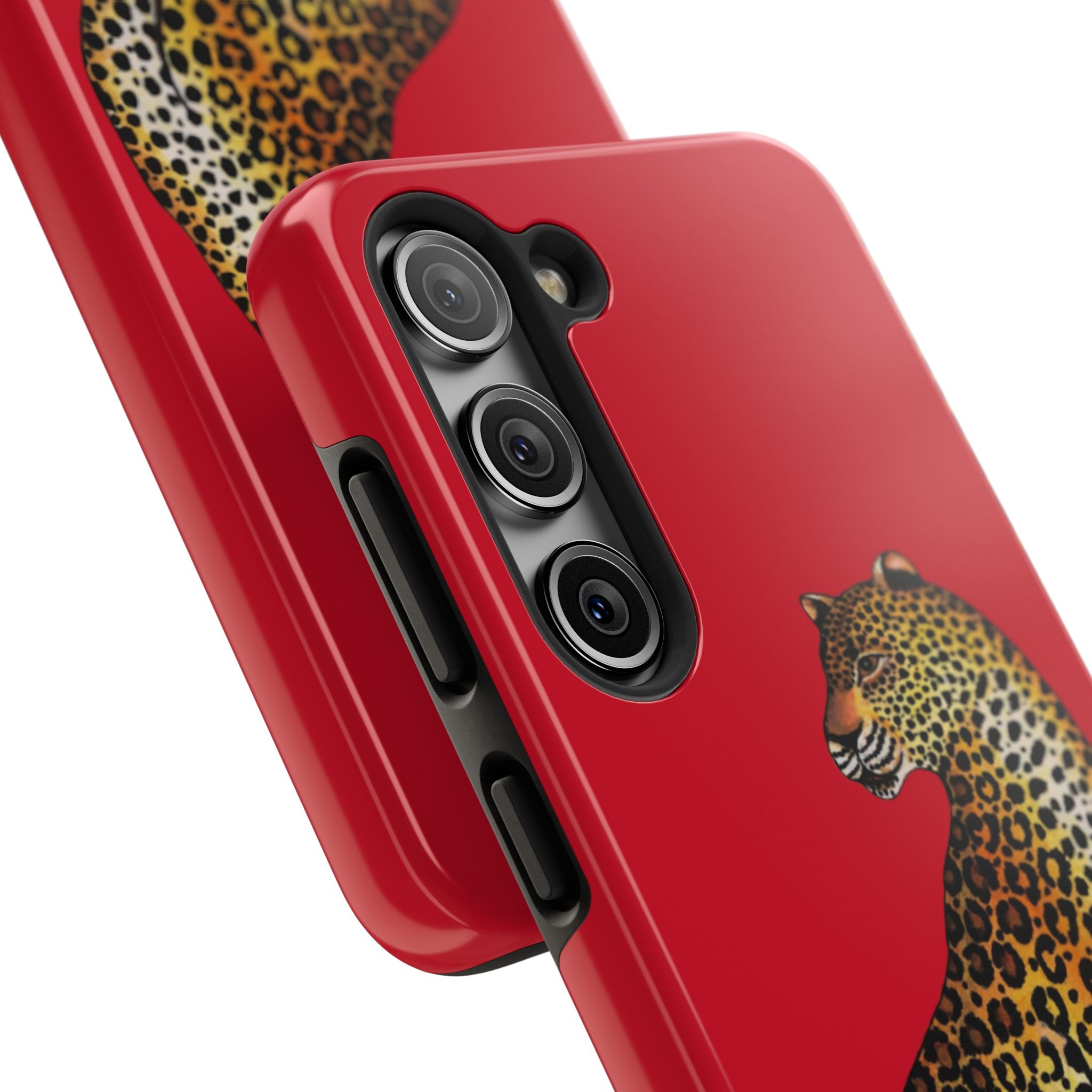 Leopard Phone Case - Red - Image 86