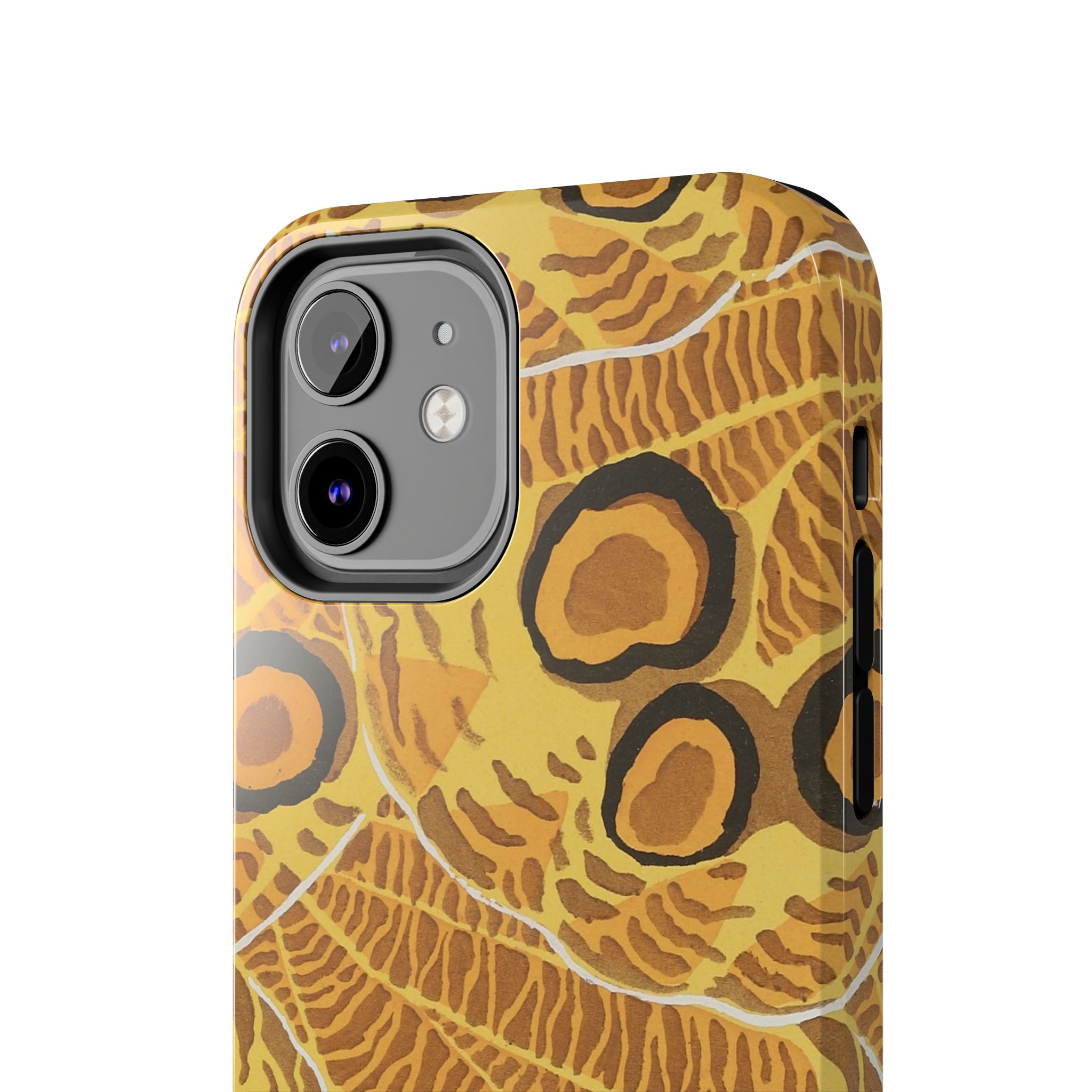 Abstract Spider Web Phone Case - Brown - Image 16