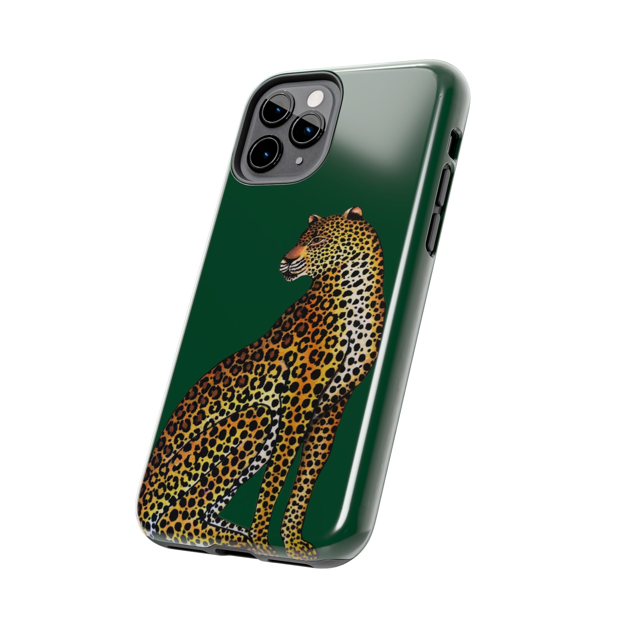 Leopard Phone Case - Racing Green - Image 7
