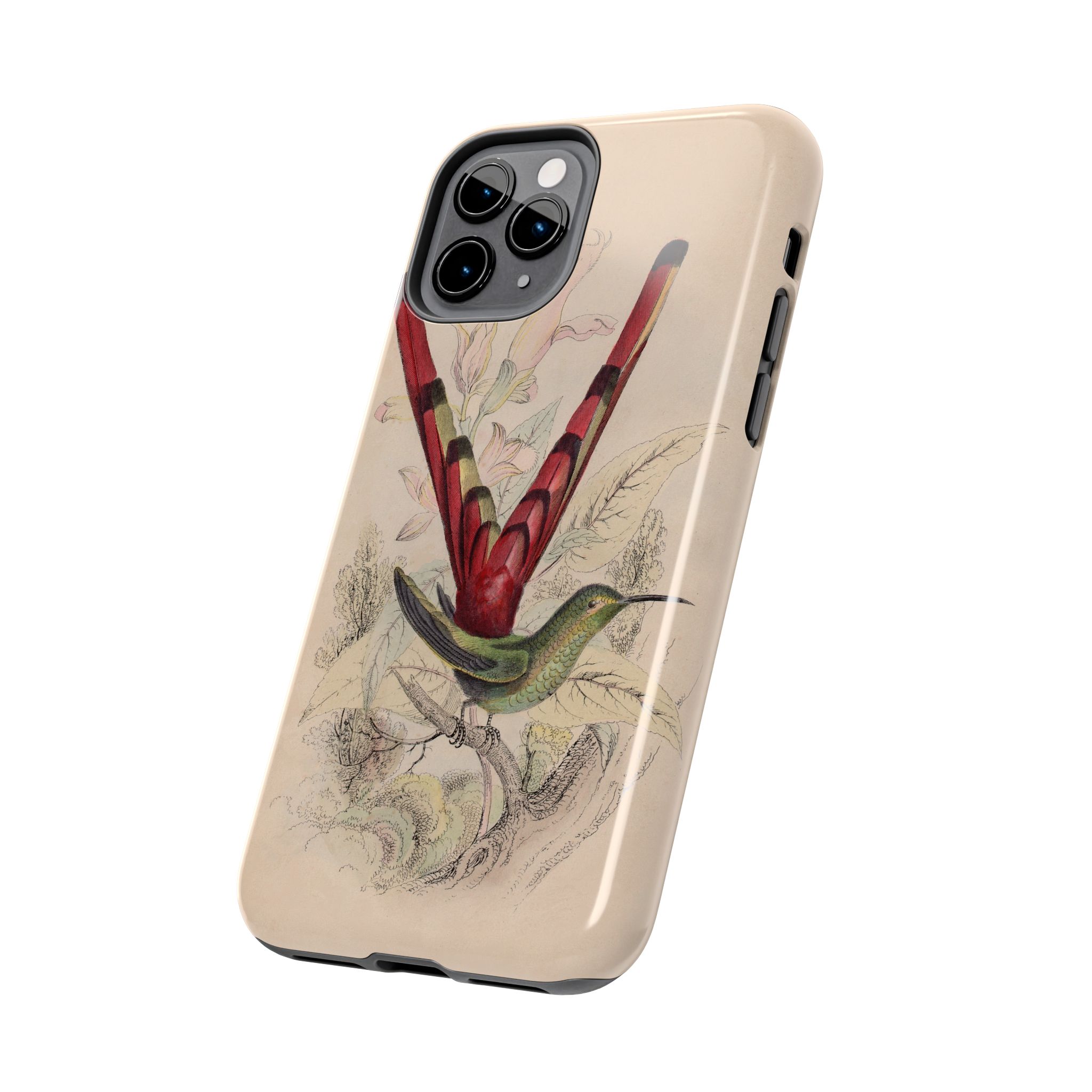 Red Tailed Hummingbird Phone Case - Image 7