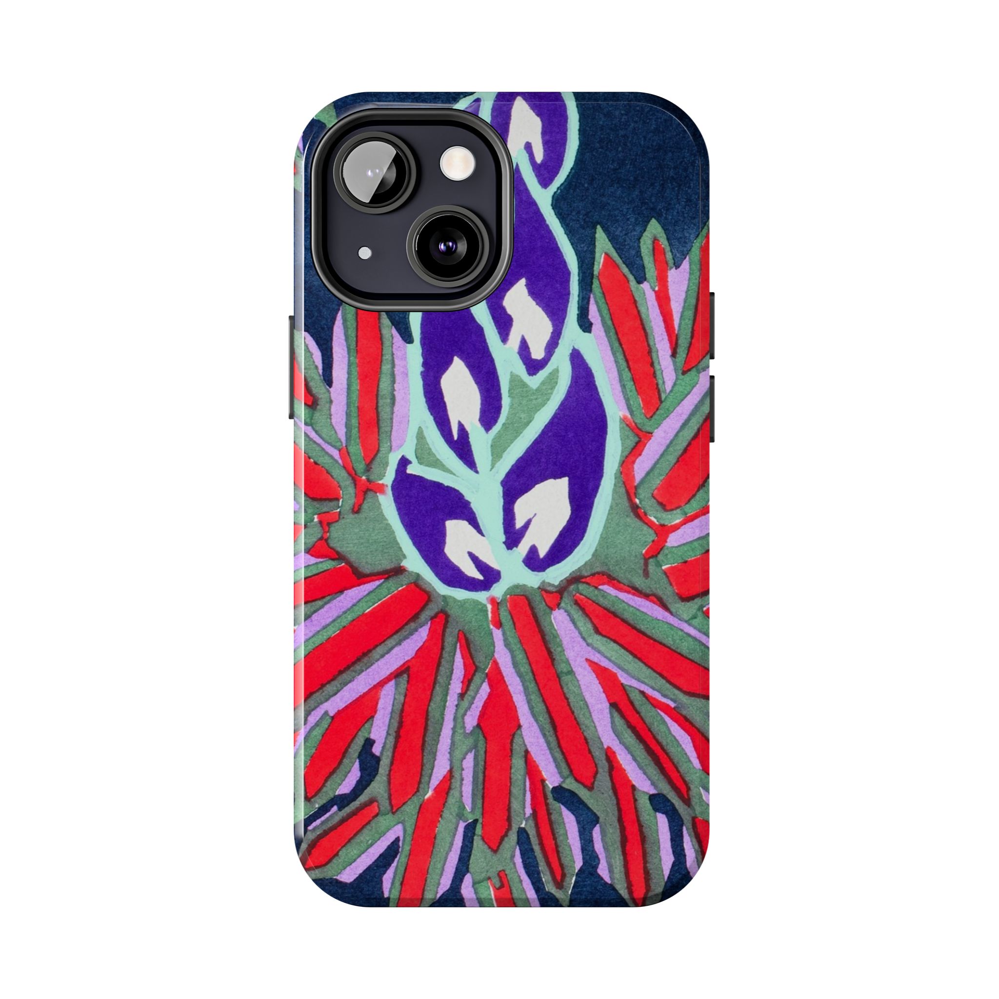 Red & Pink Abstract Phone Case - Image 34