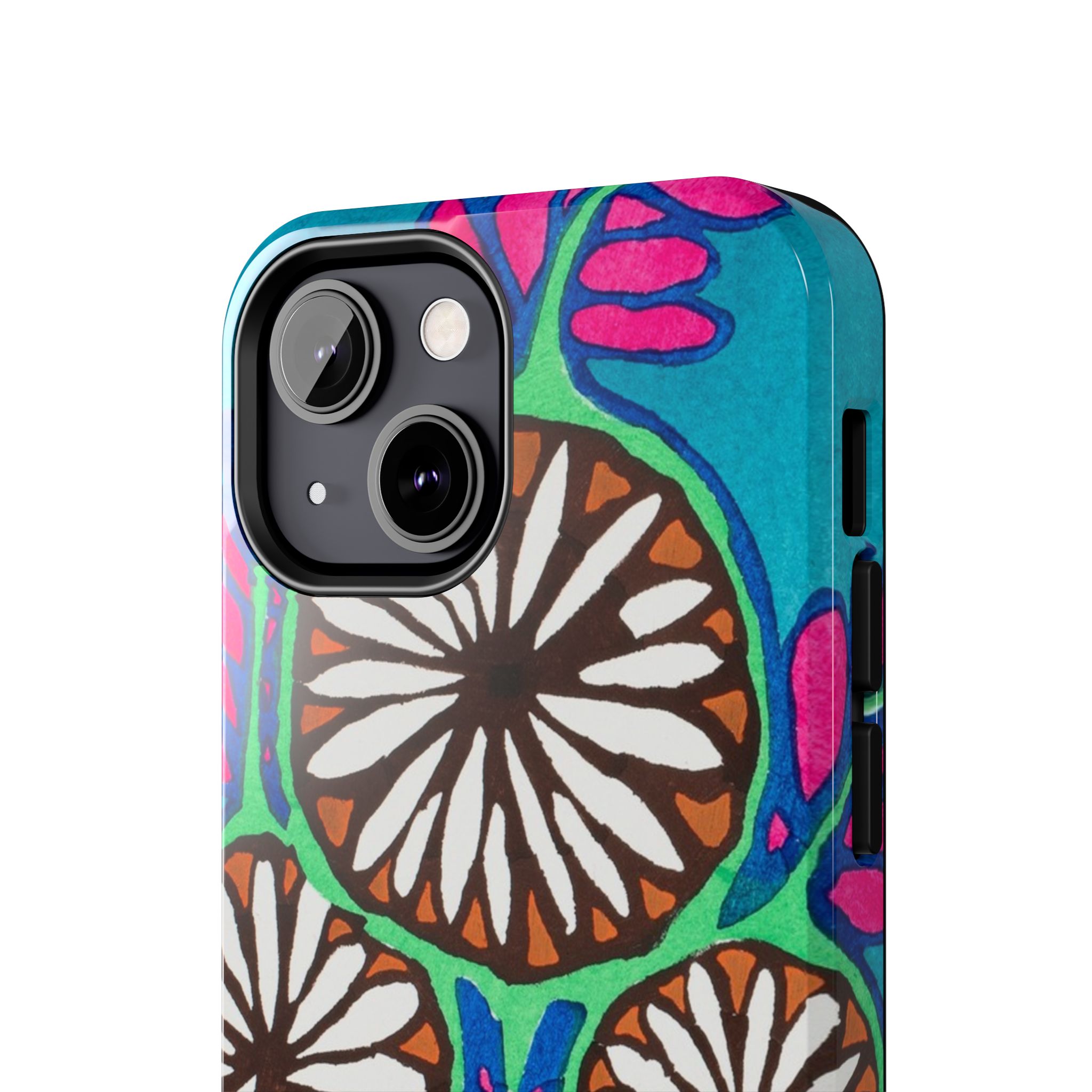 3 Abstract Flowers Phone Case - Image 36