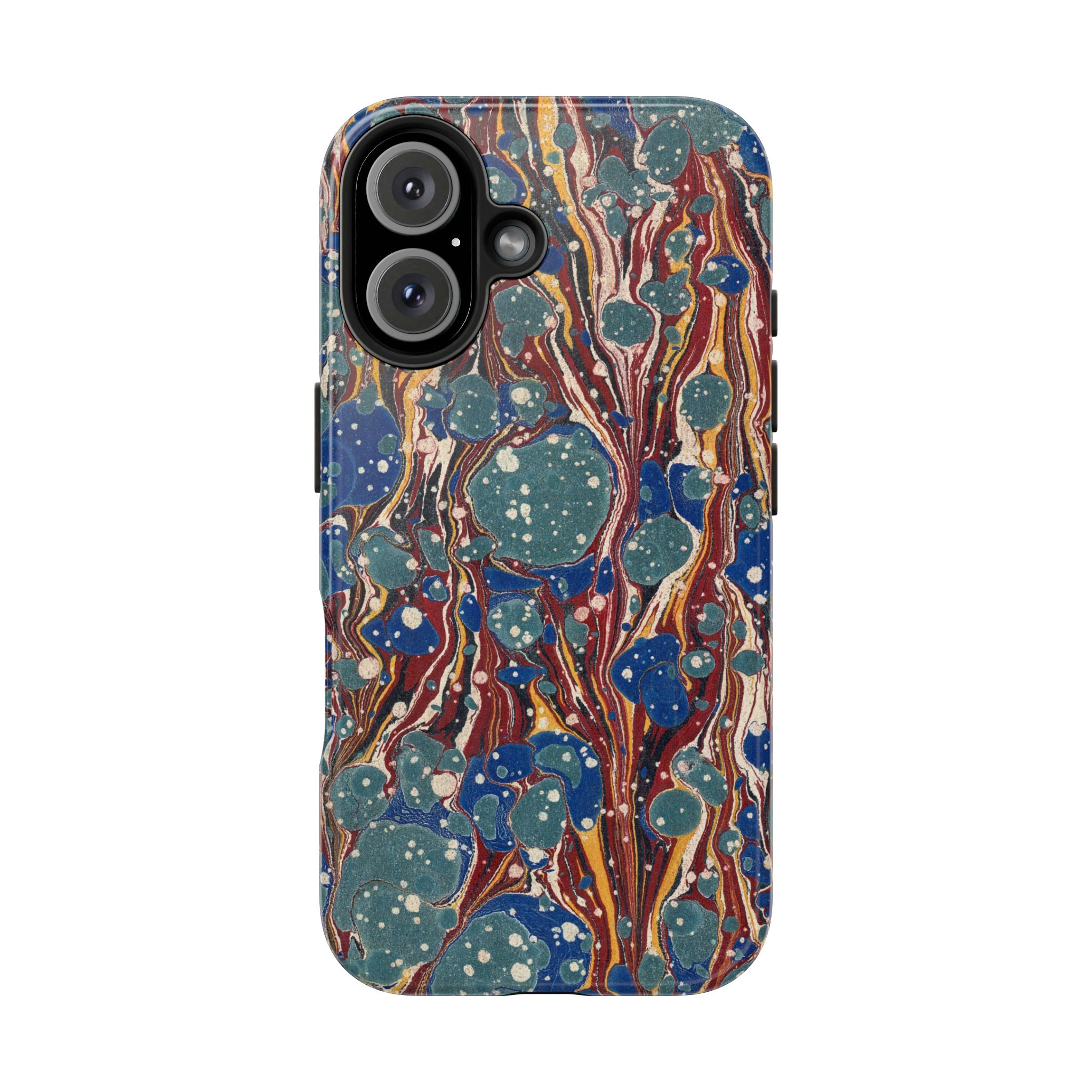 Marbled Phone Case - Dusty Blue & Rust - Image 75