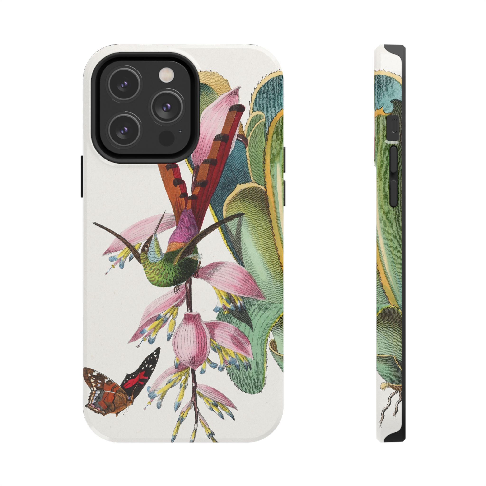 Hummingbird and Butterfly Phone Case - Image 49