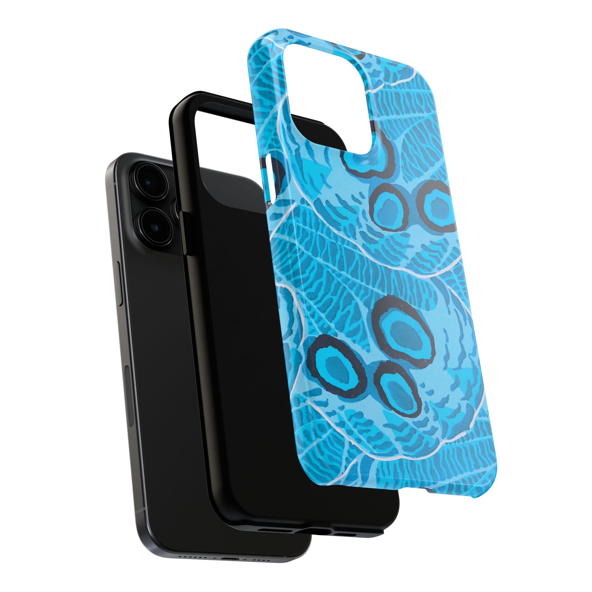 Abstract Spider Web Phone Case - Blue - Image 68