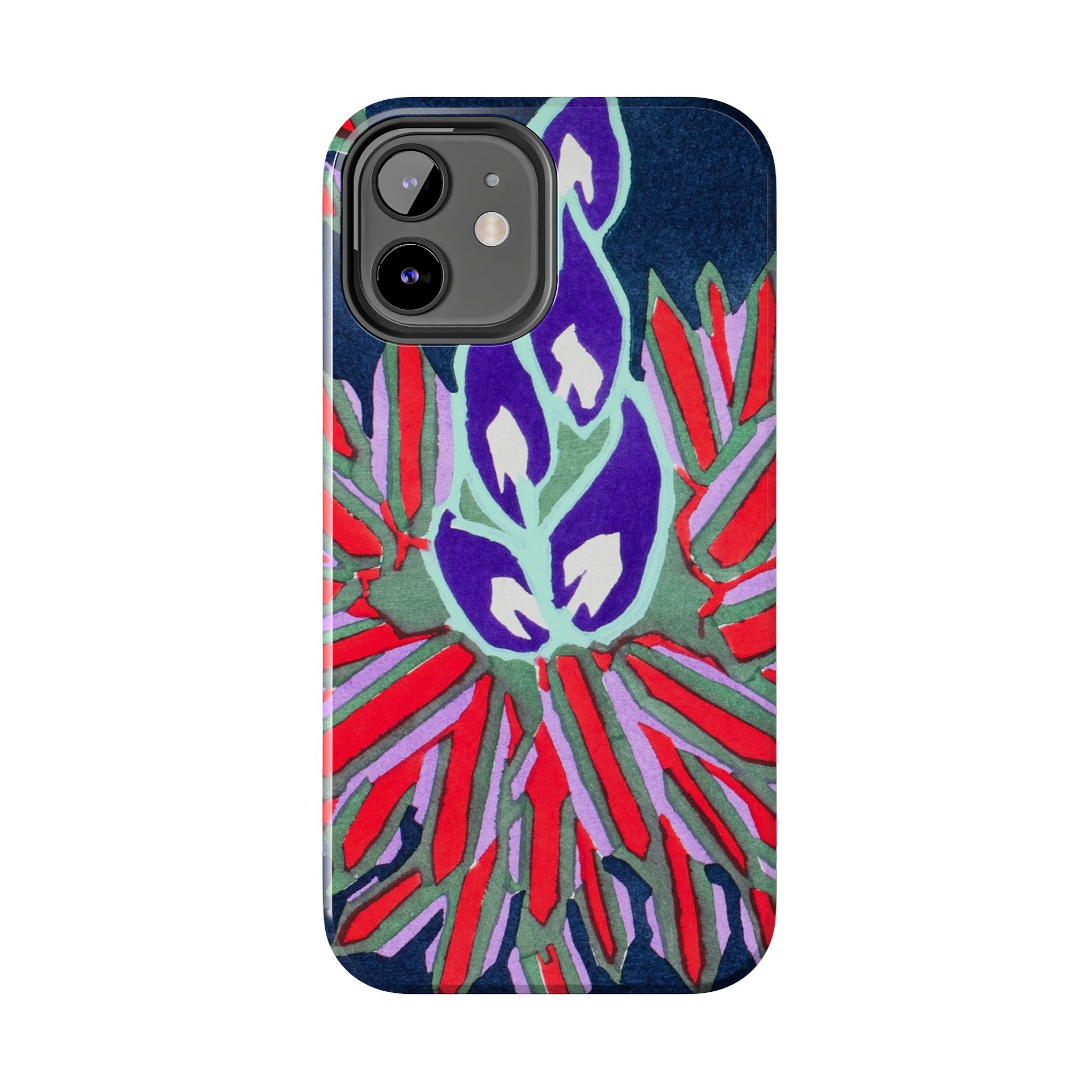 Red & Pink Abstract Phone Case - Image 14