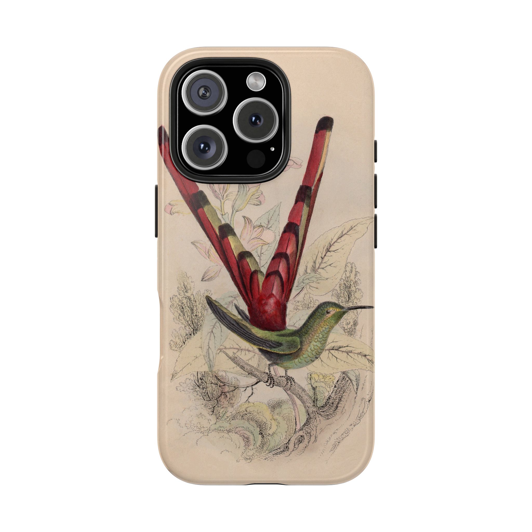 Red Tailed Hummingbird Phone Case - Image 59