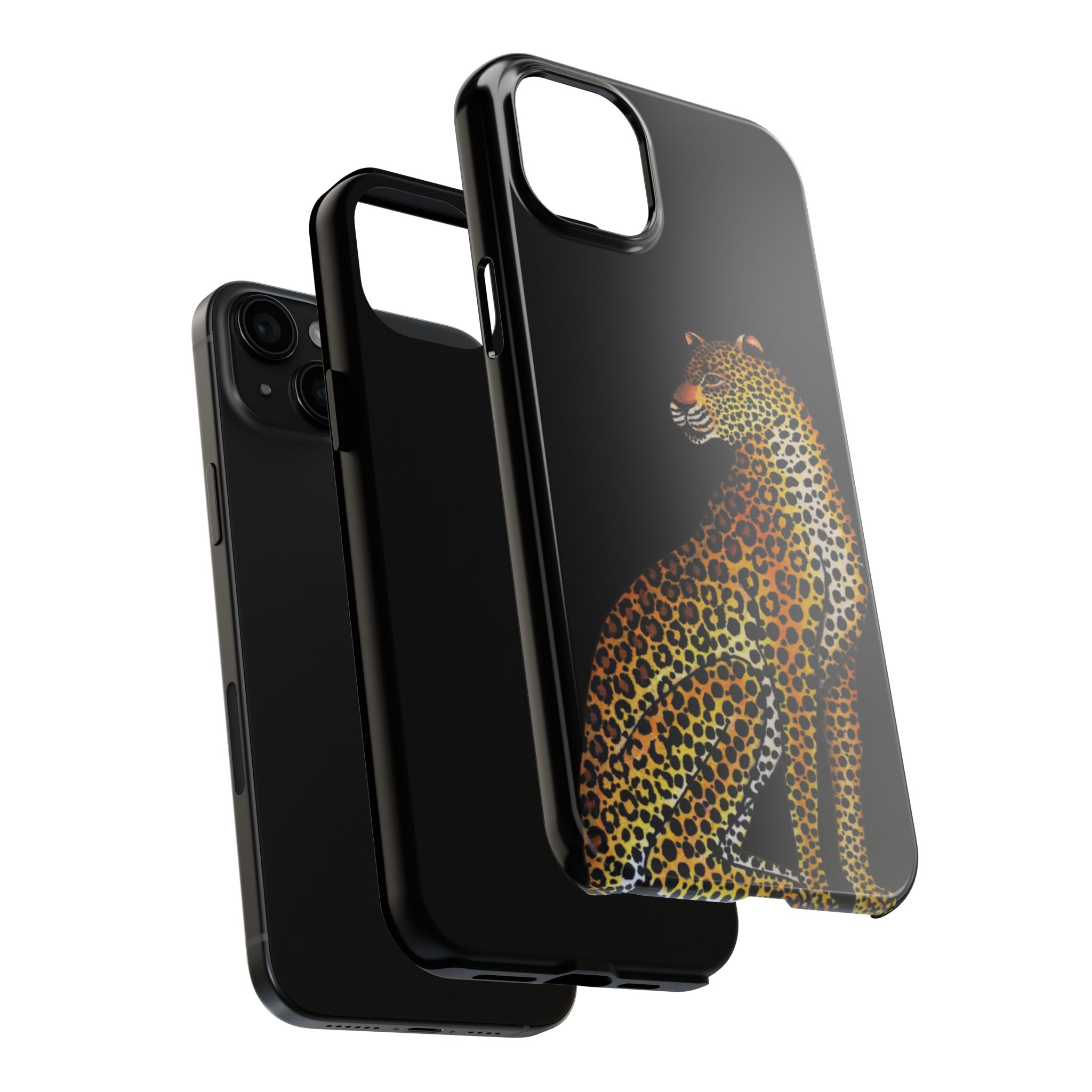 Leopard Phone Case - Black - Image 64