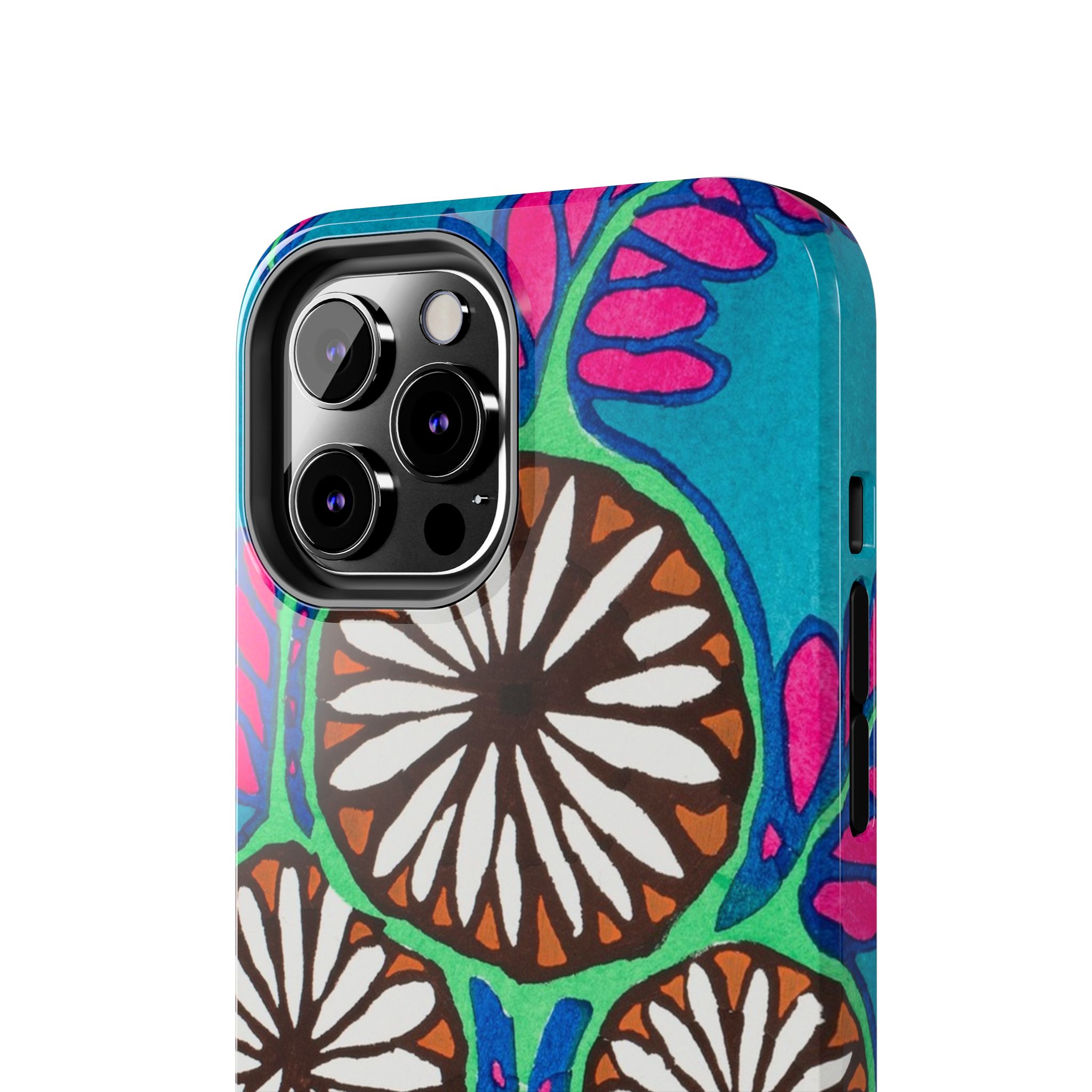 3 Abstract Flowers Phone Case - Image 28