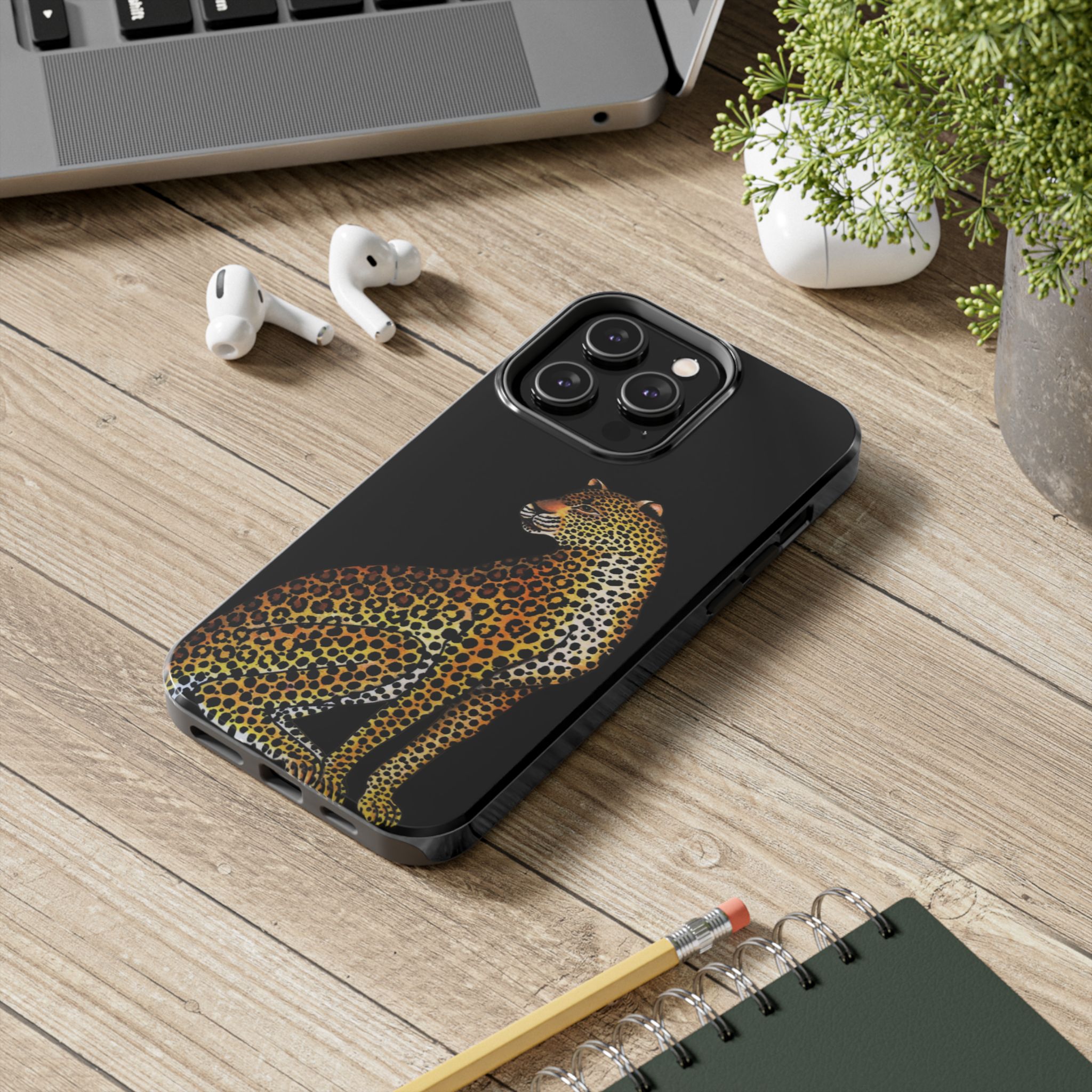 Leopard Phone Case - Black - Image 50