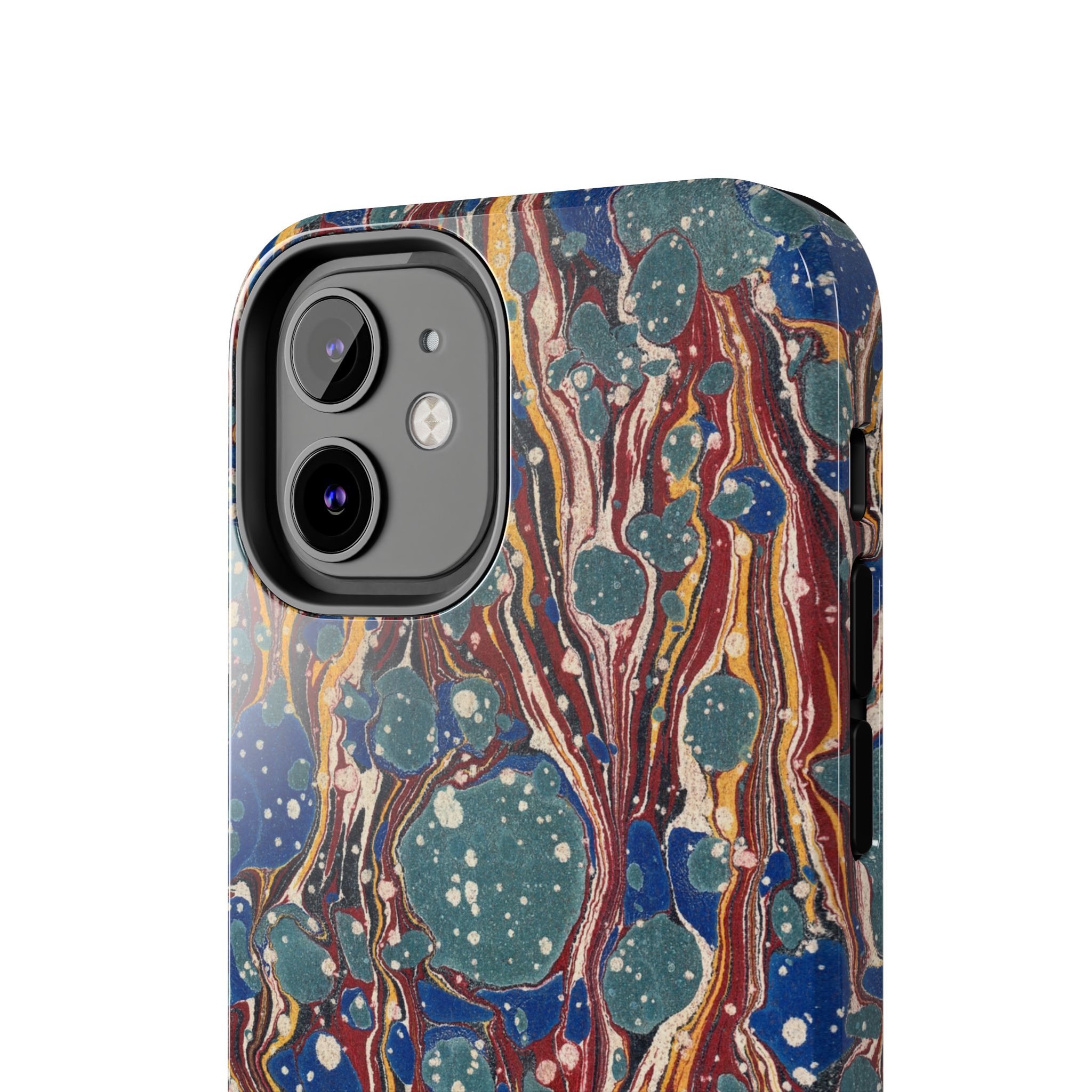 Marbled Phone Case - Dusty Blue & Rust - Image 20
