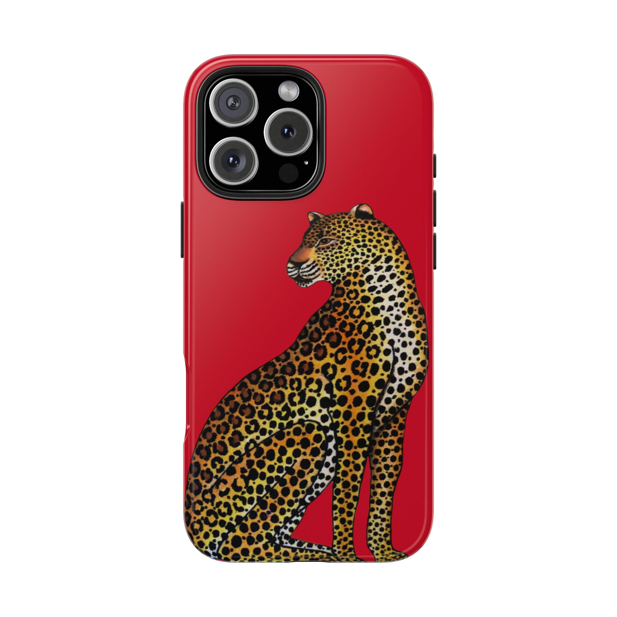 Leopard Phone Case - Red - Image 72