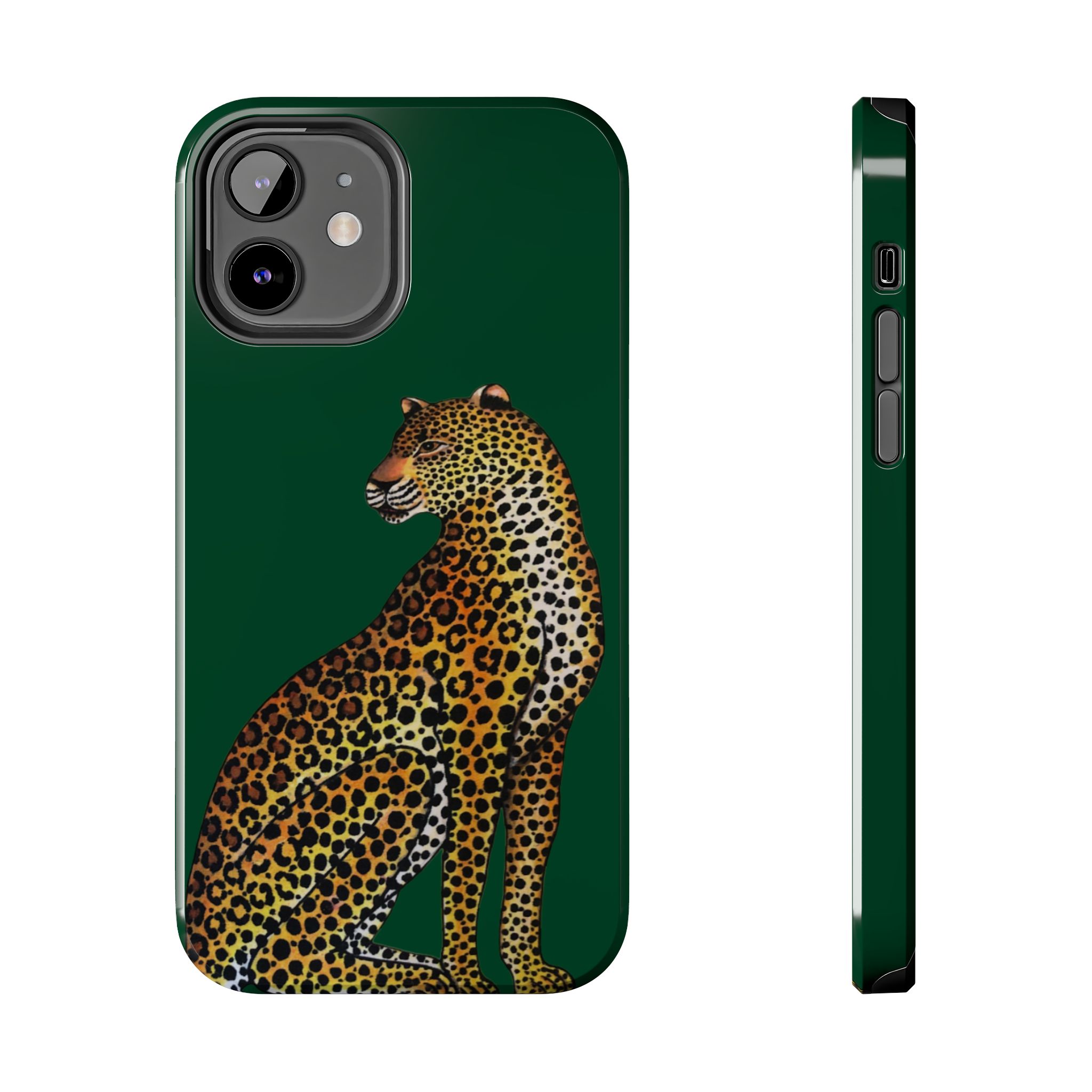 Leopard Phone Case - Racing Green - Image 13