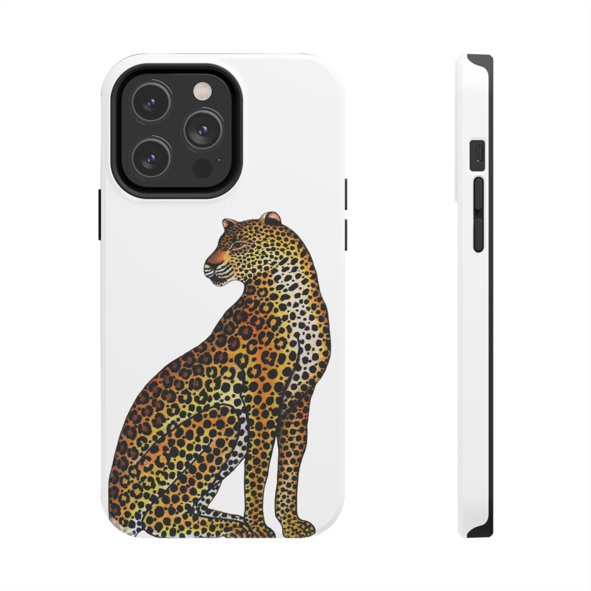 Leopard Phone Case - White - Image 49