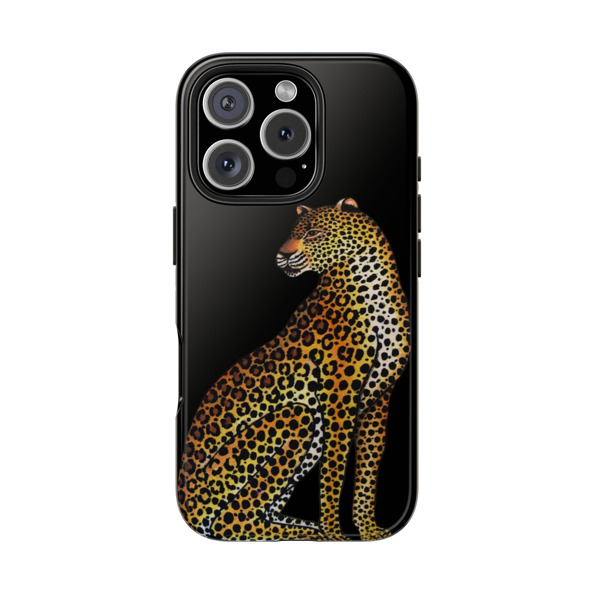 Leopard Phone Case - Black - Image 85