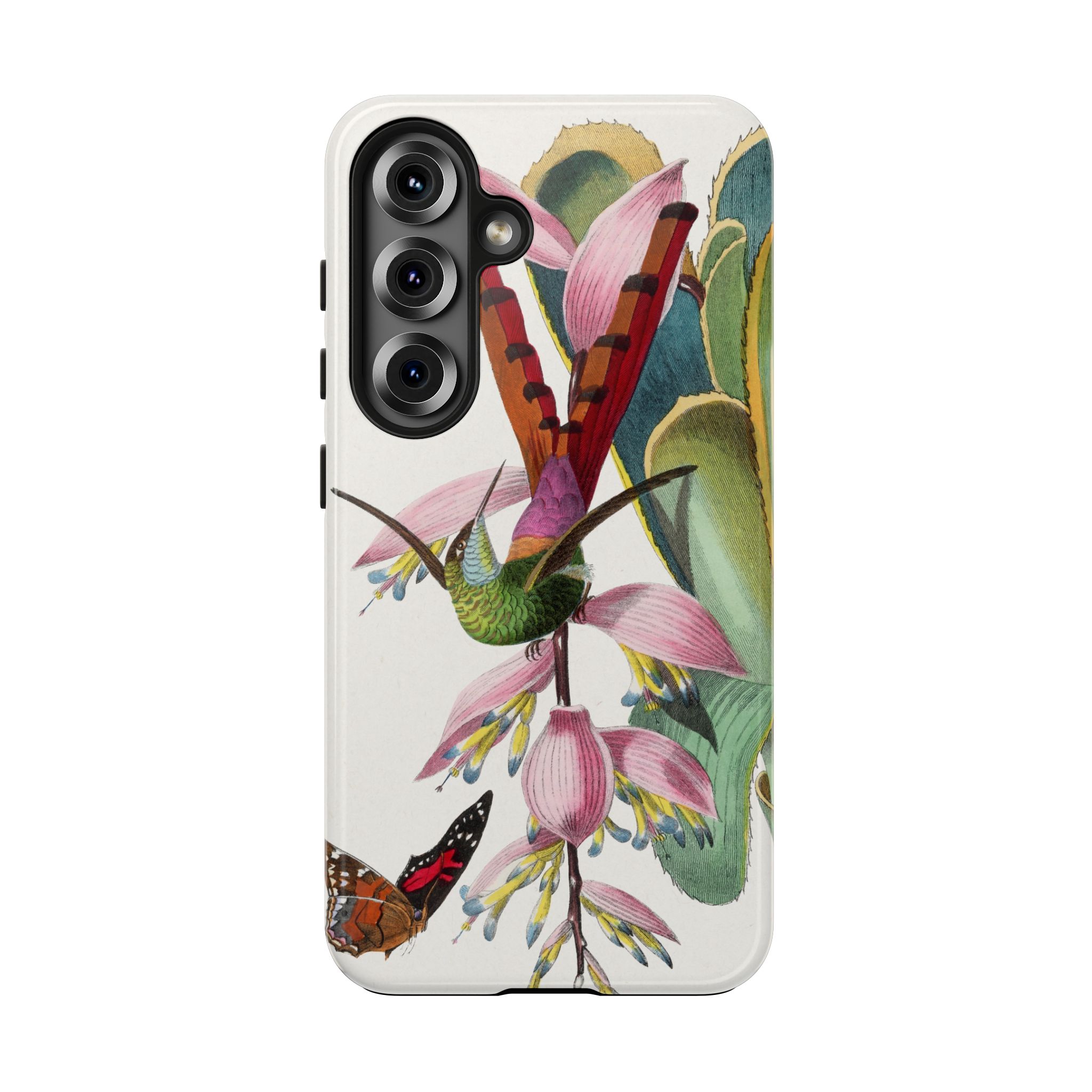 Hummingbird and Butterfly Phone Case - Image 97