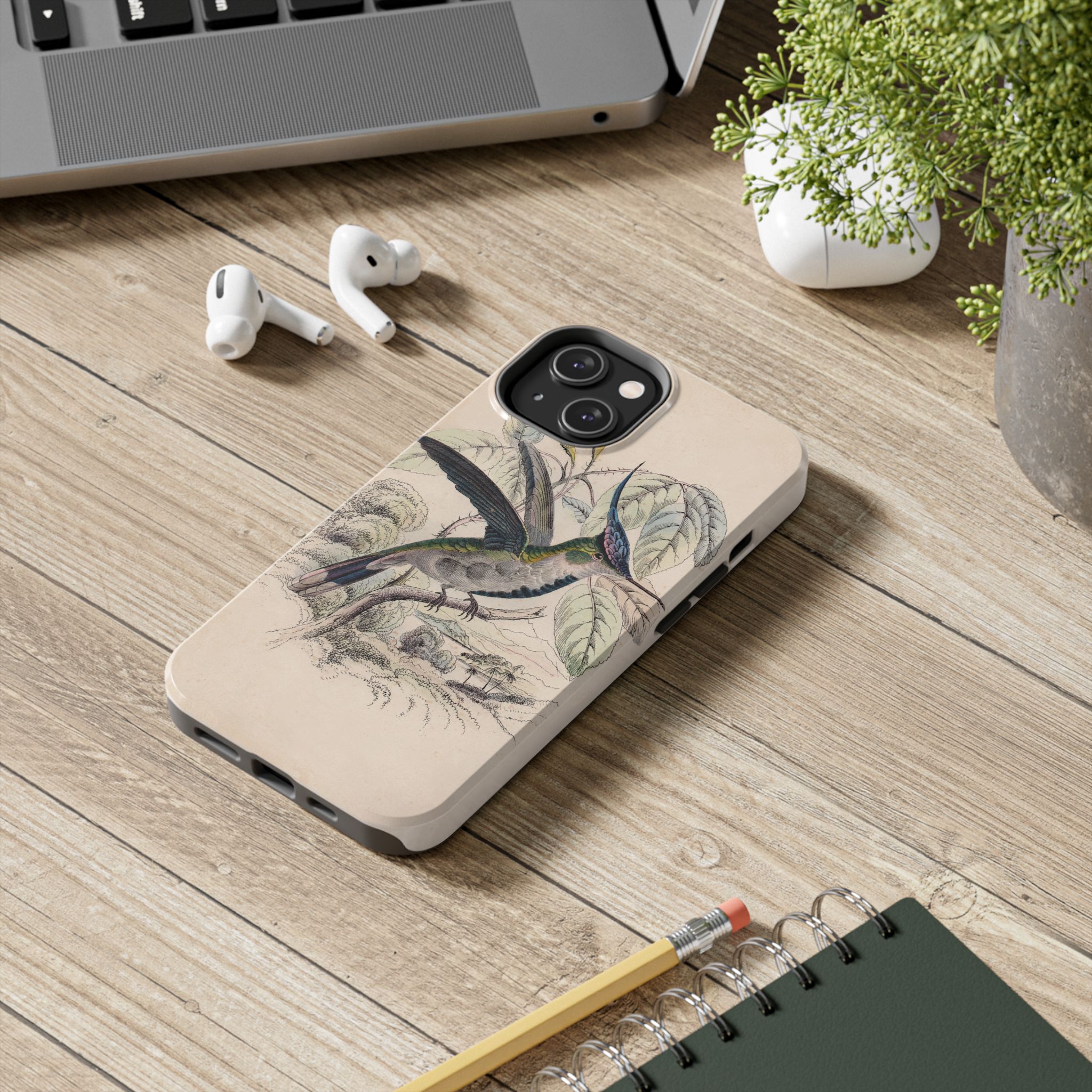Loddiges Hummingbird Phone Case - Image 46
