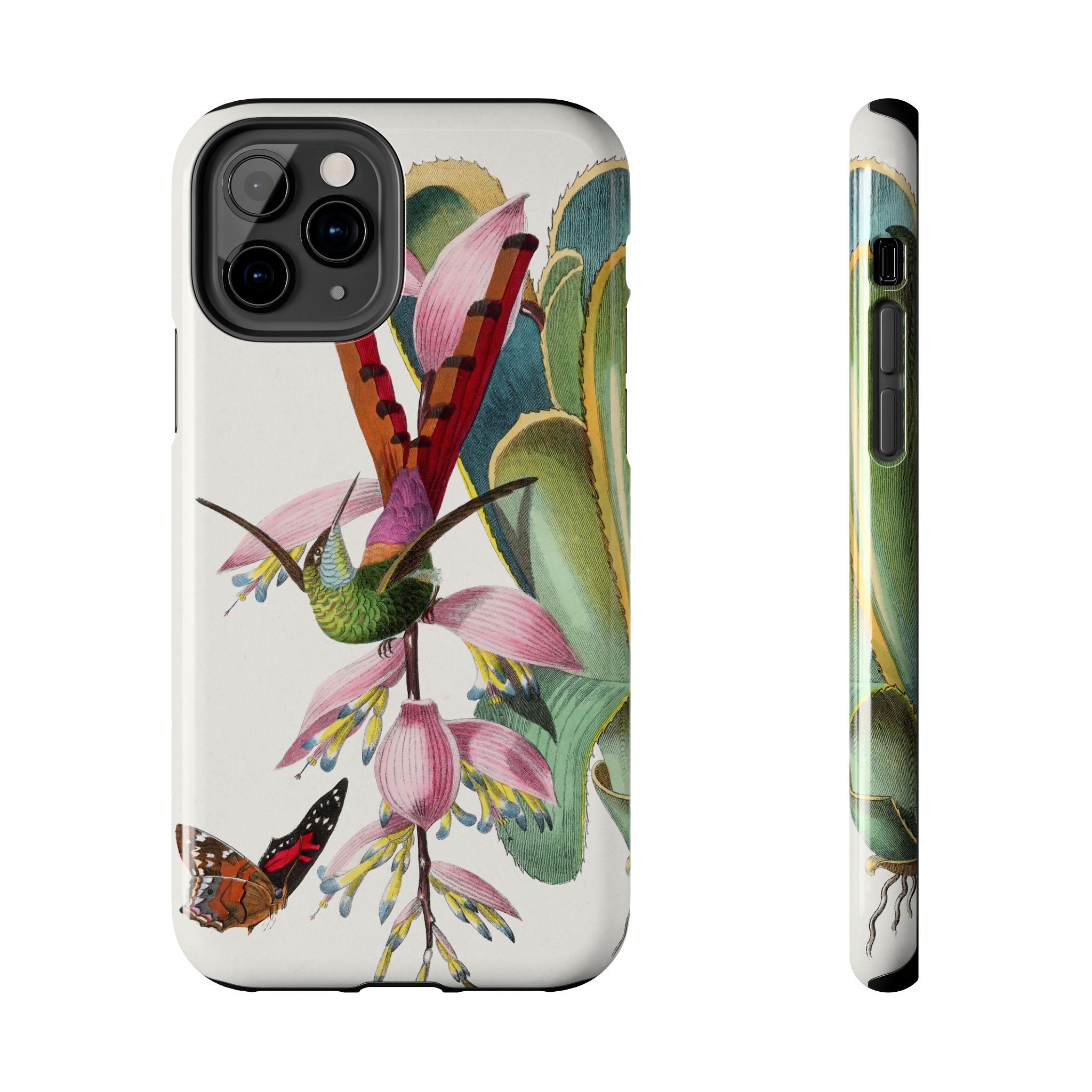 Hummingbird and Butterfly Phone Case - Image 5