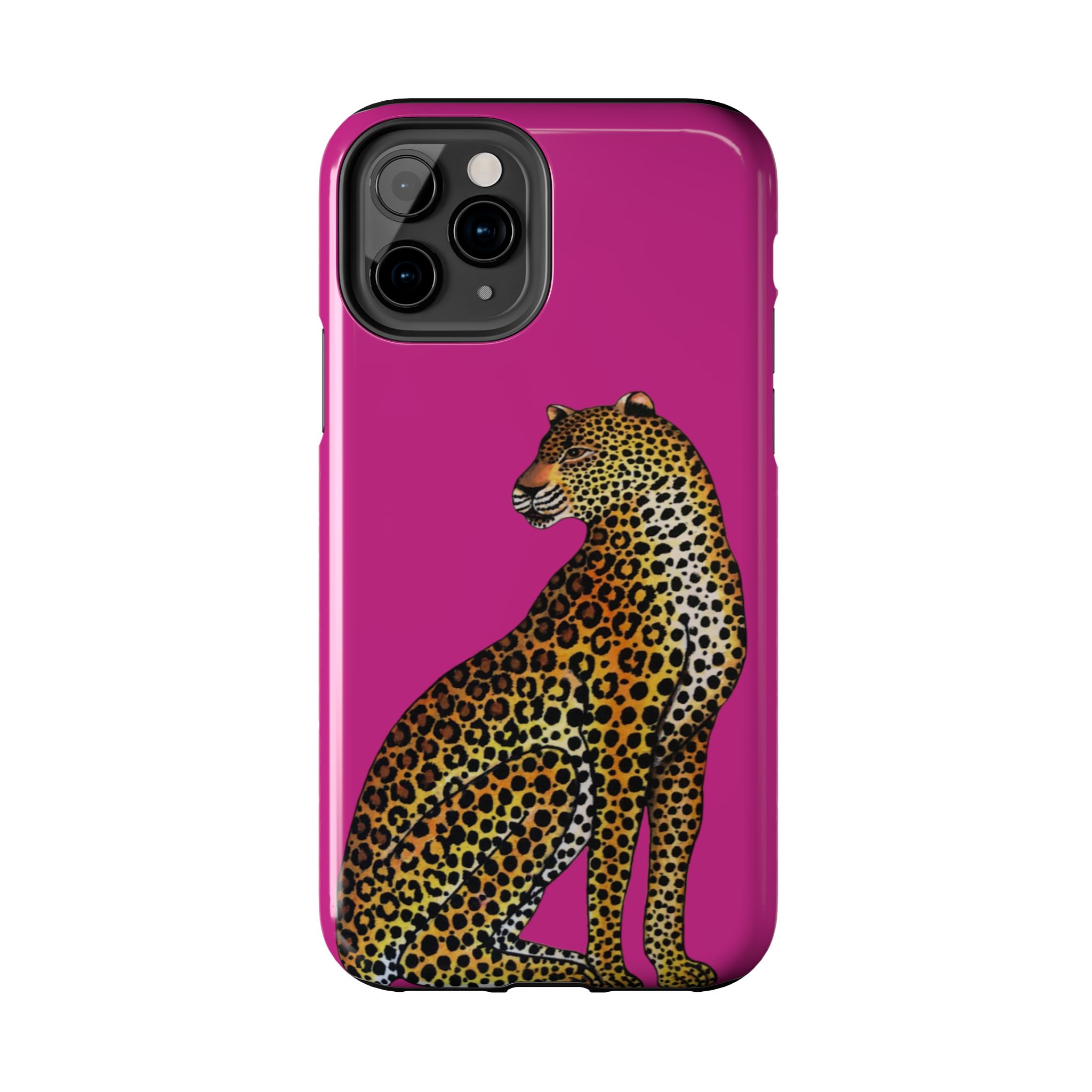 Leopard Phone Case - Fuchsia - Image 6