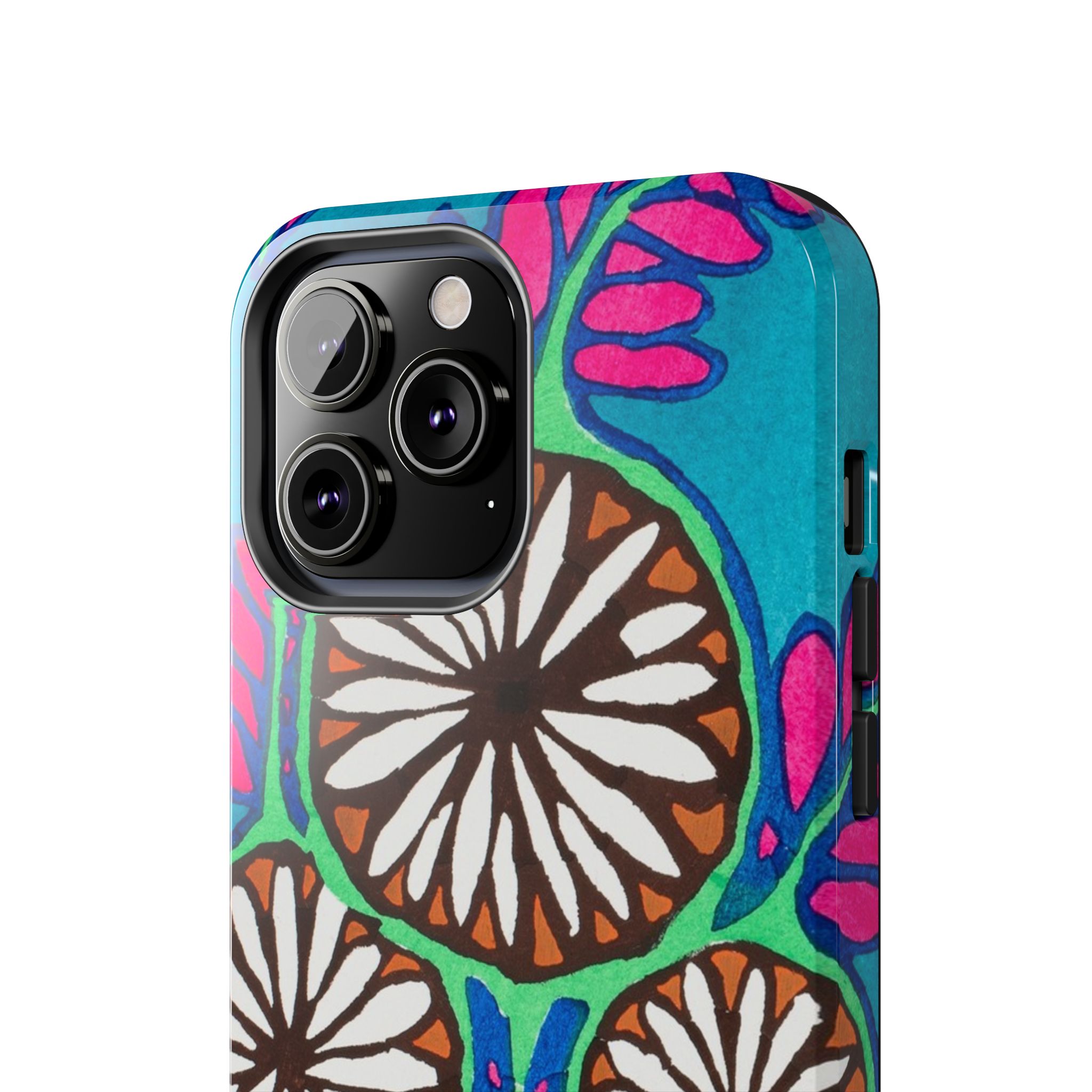 3 Abstract Flowers Phone Case - Image 44