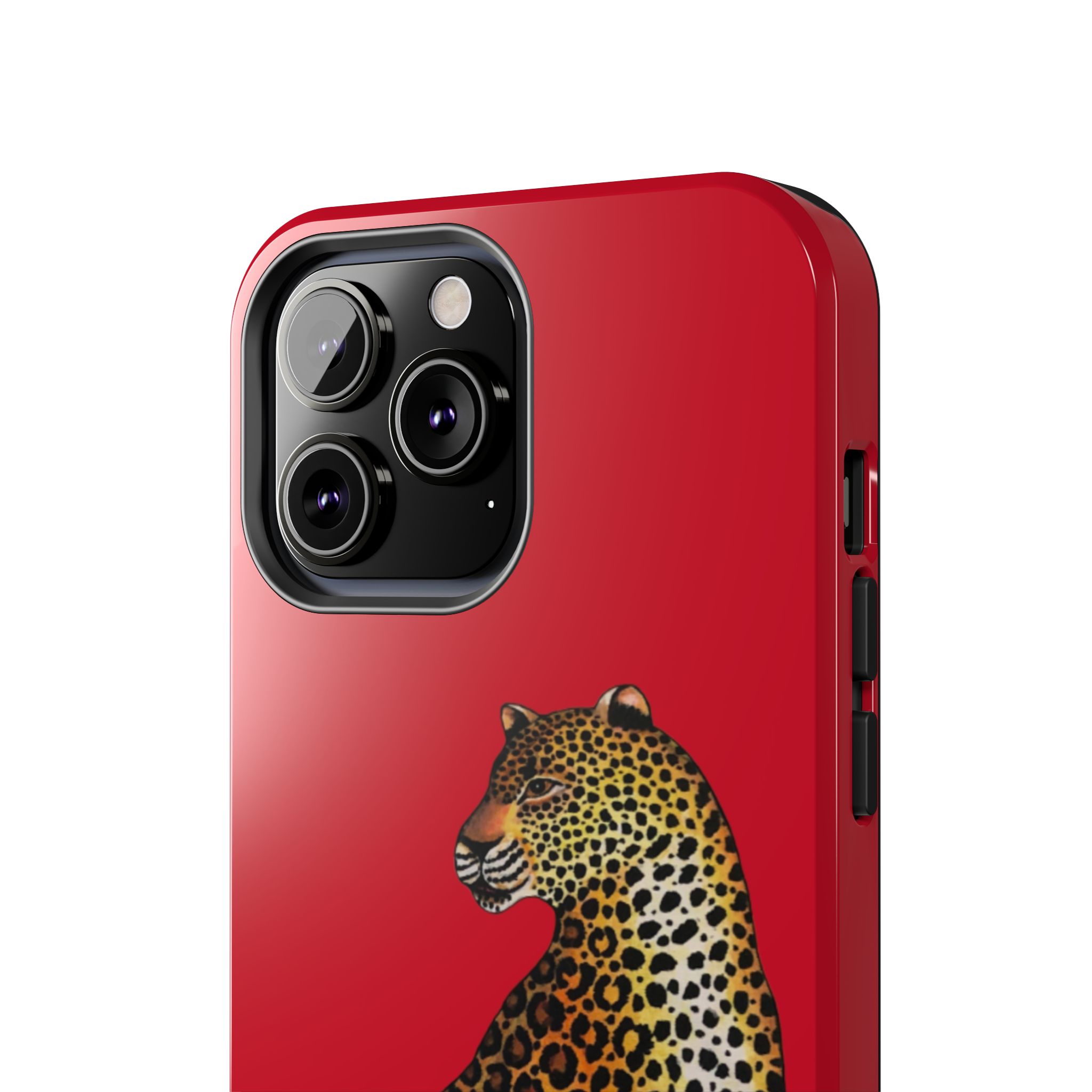 Leopard Phone Case - Red - Image 44