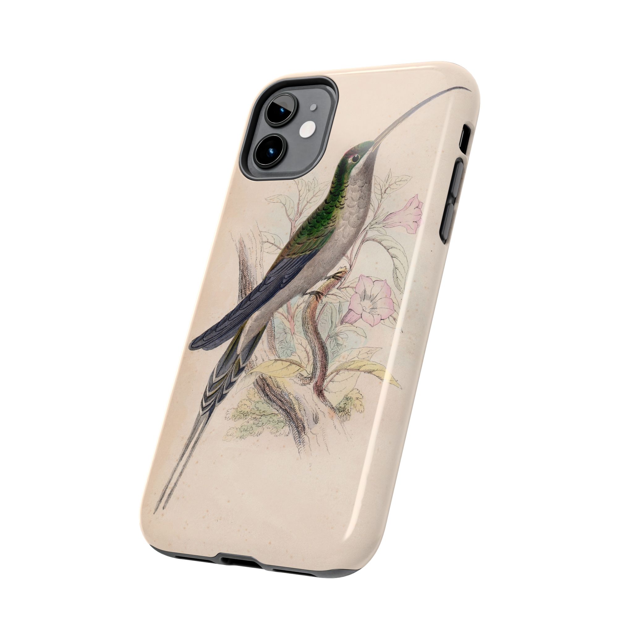 Supercilious Hummingbird Phone Case - Image 3
