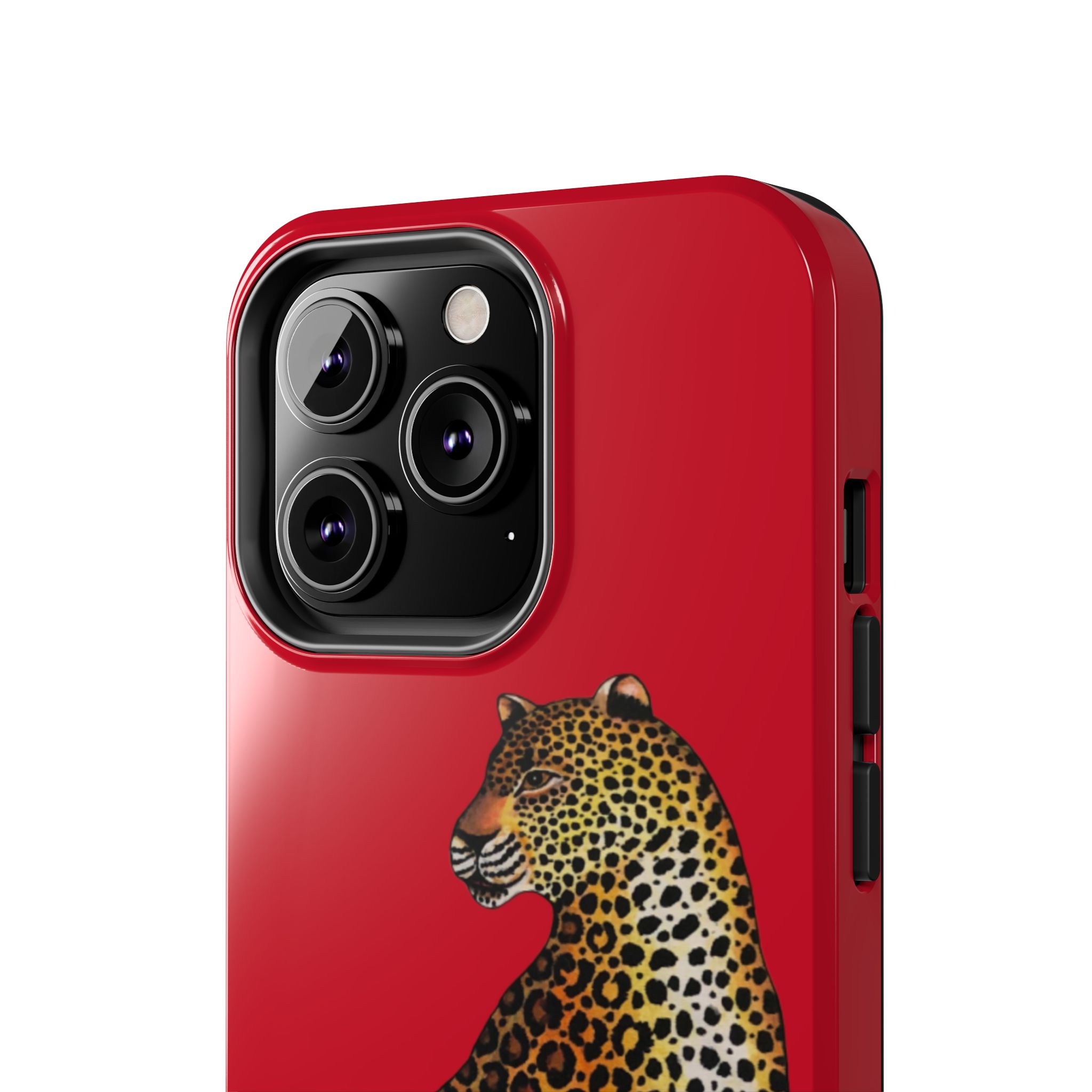 Leopard Phone Case - Red - Image 40