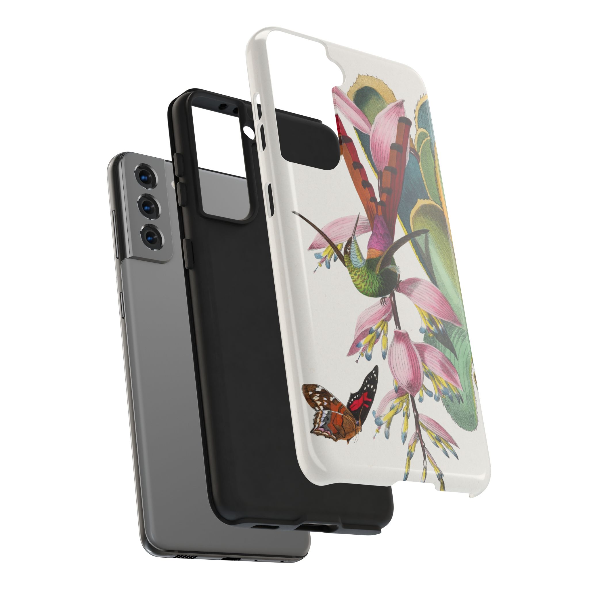Hummingbird and Butterfly Phone Case - Image 96