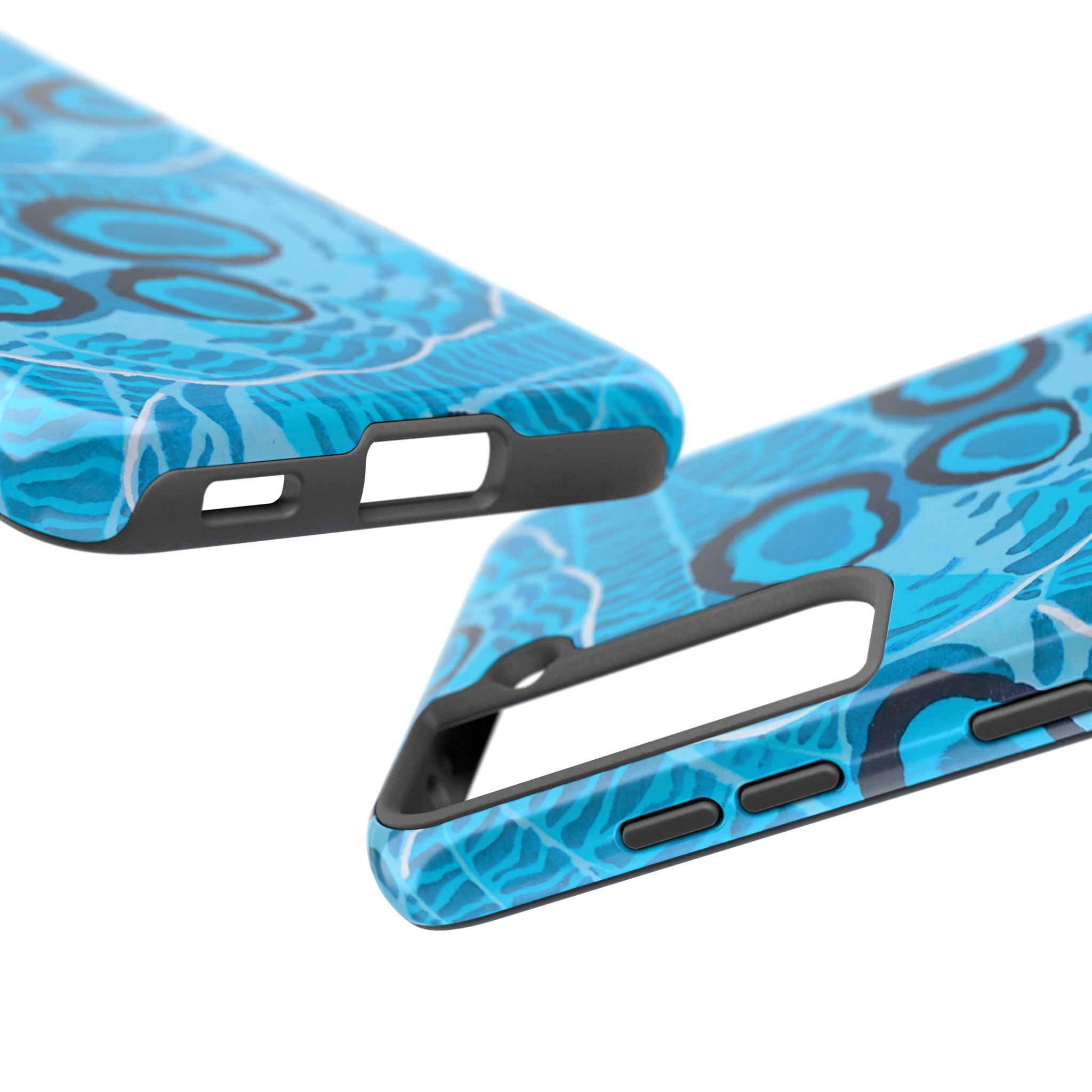 Abstract Spider Web Phone Case - Blue - Image 95