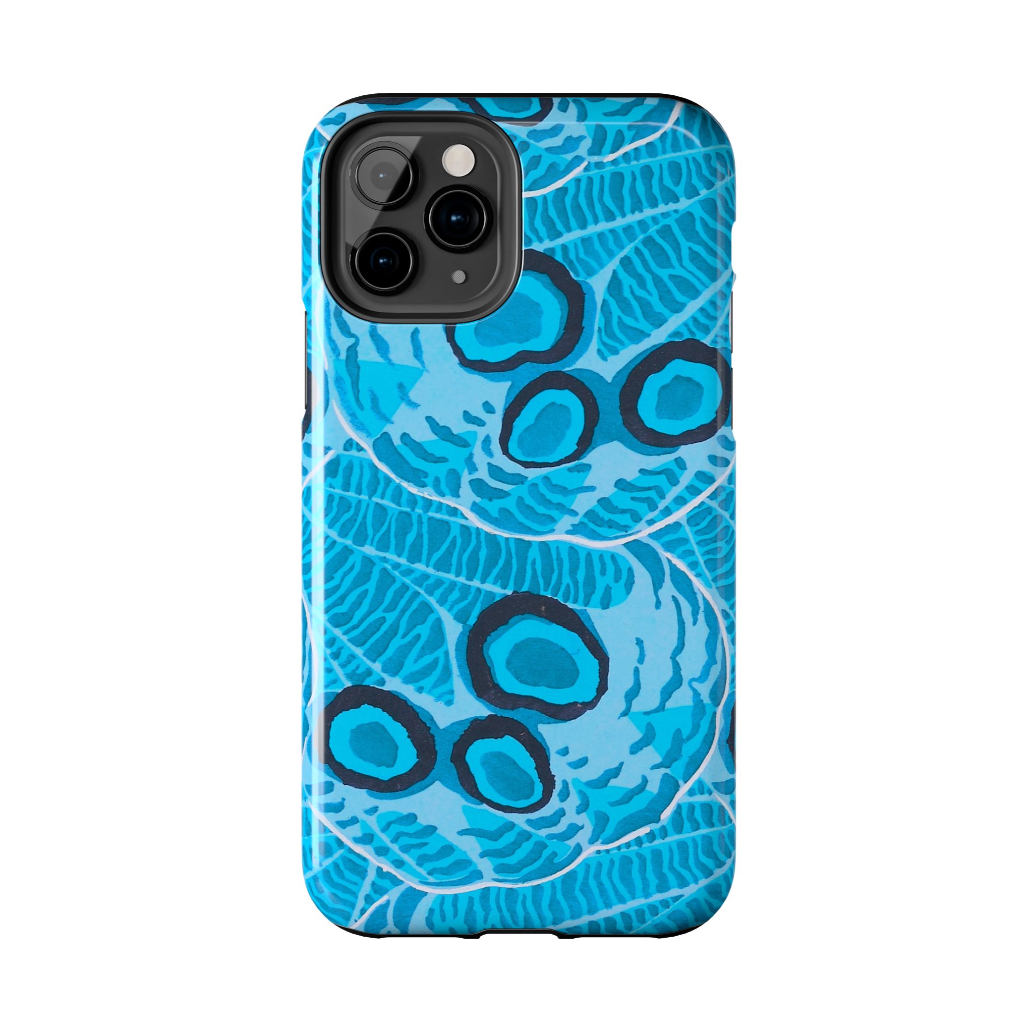 Abstract Spider Web Phone Case - Blue - Image 6