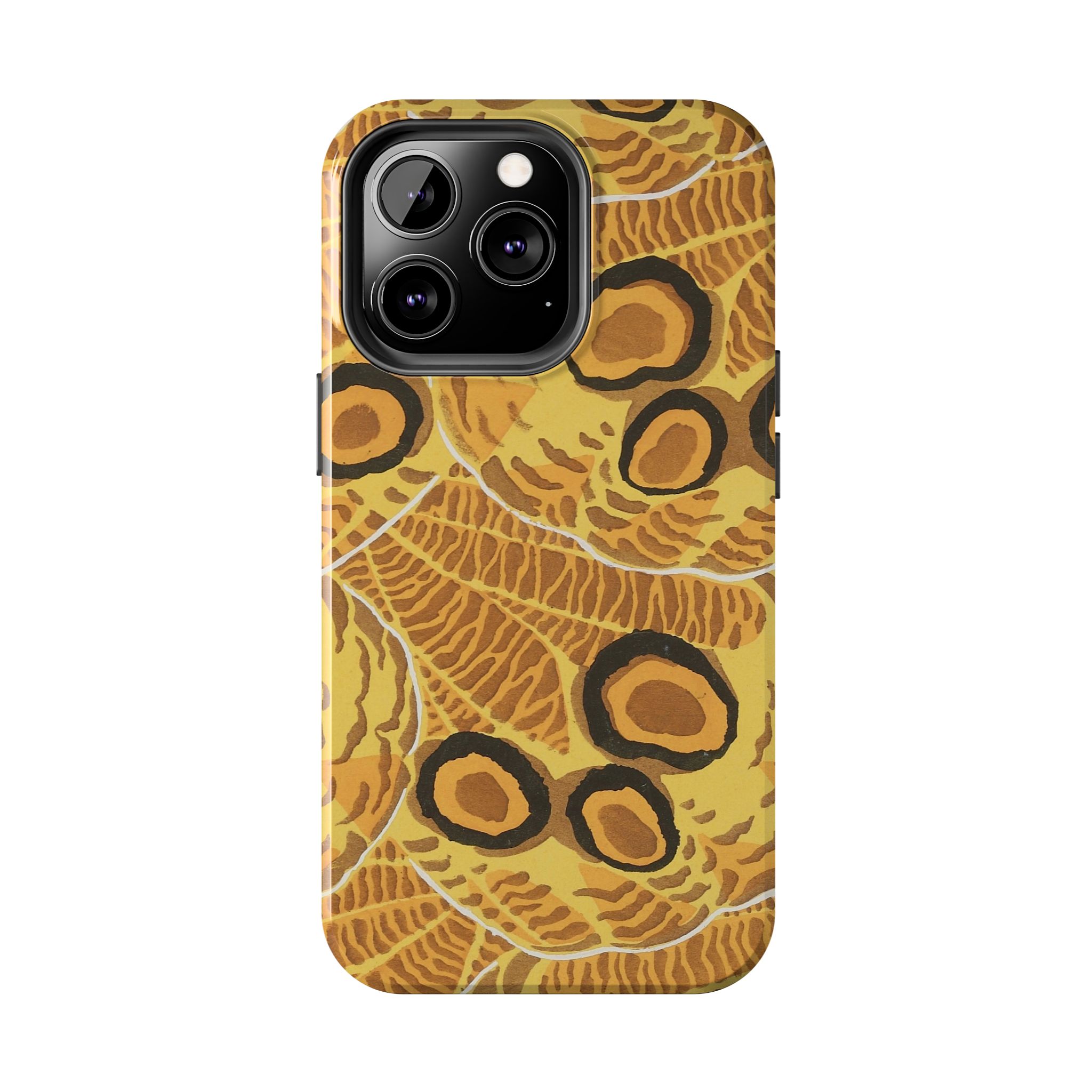 Abstract Spider Web Phone Case - Brown - Image 38