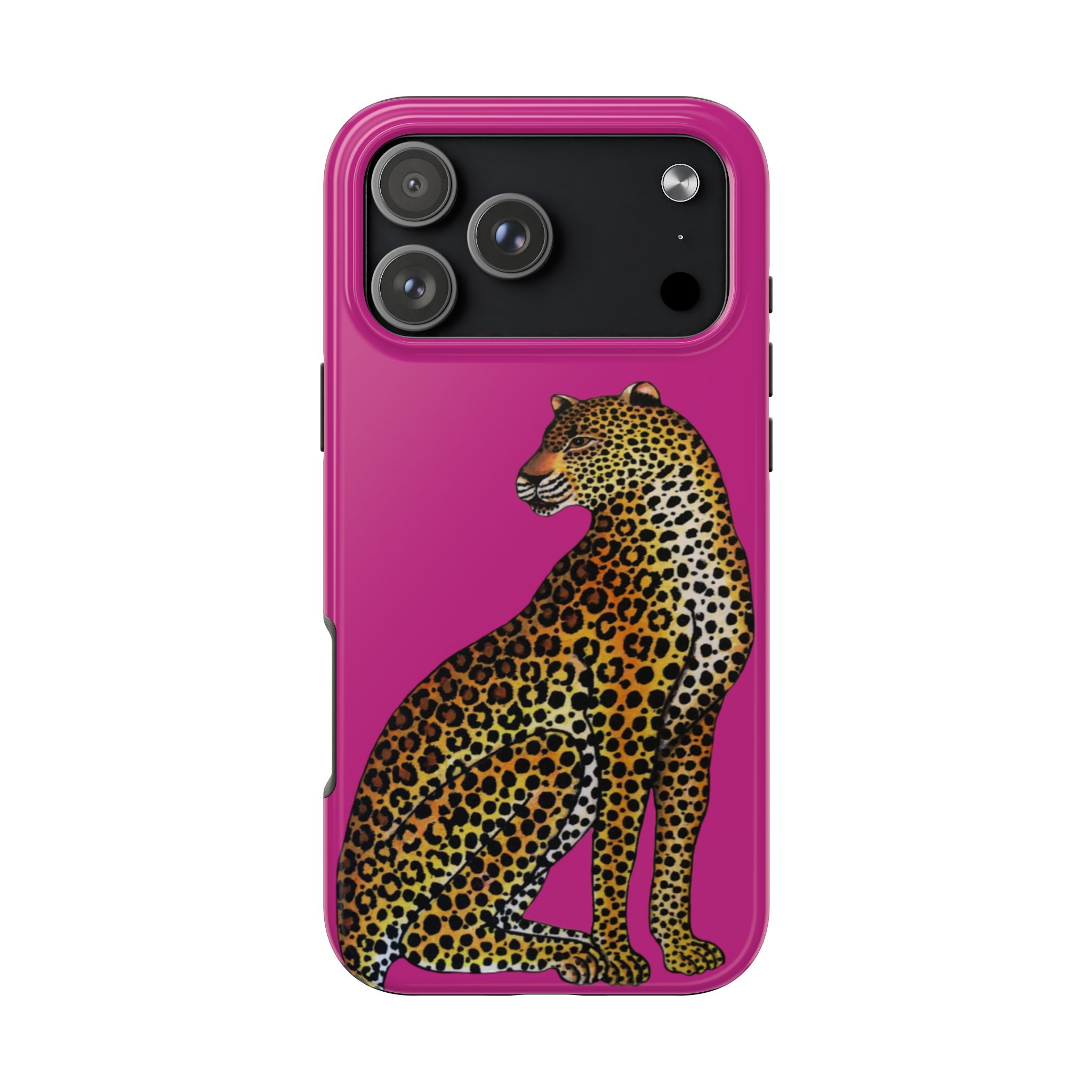 Leopard Phone Case - Fuchsia - Image 99
