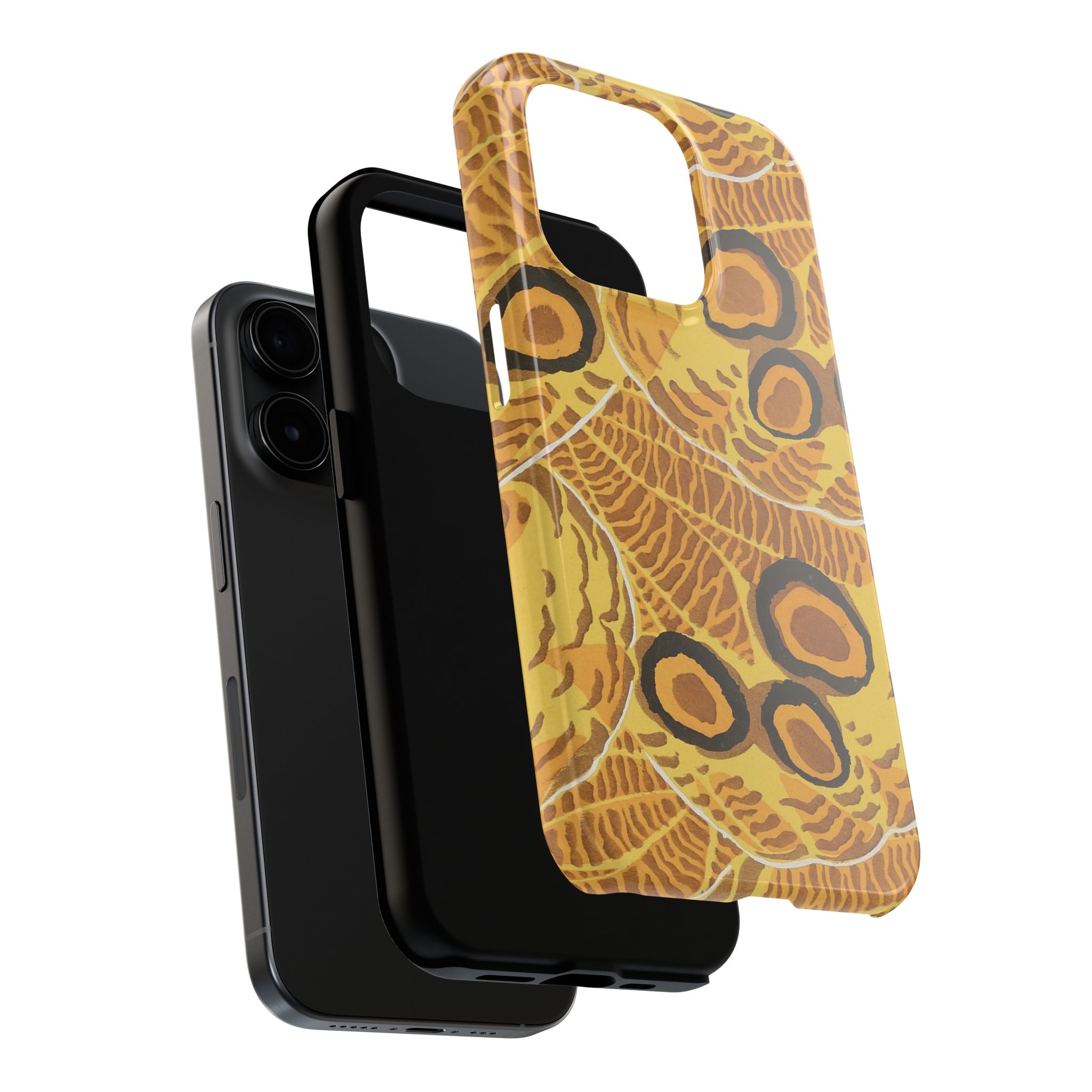 Abstract Spider Web Phone Case - Brown - Image 60