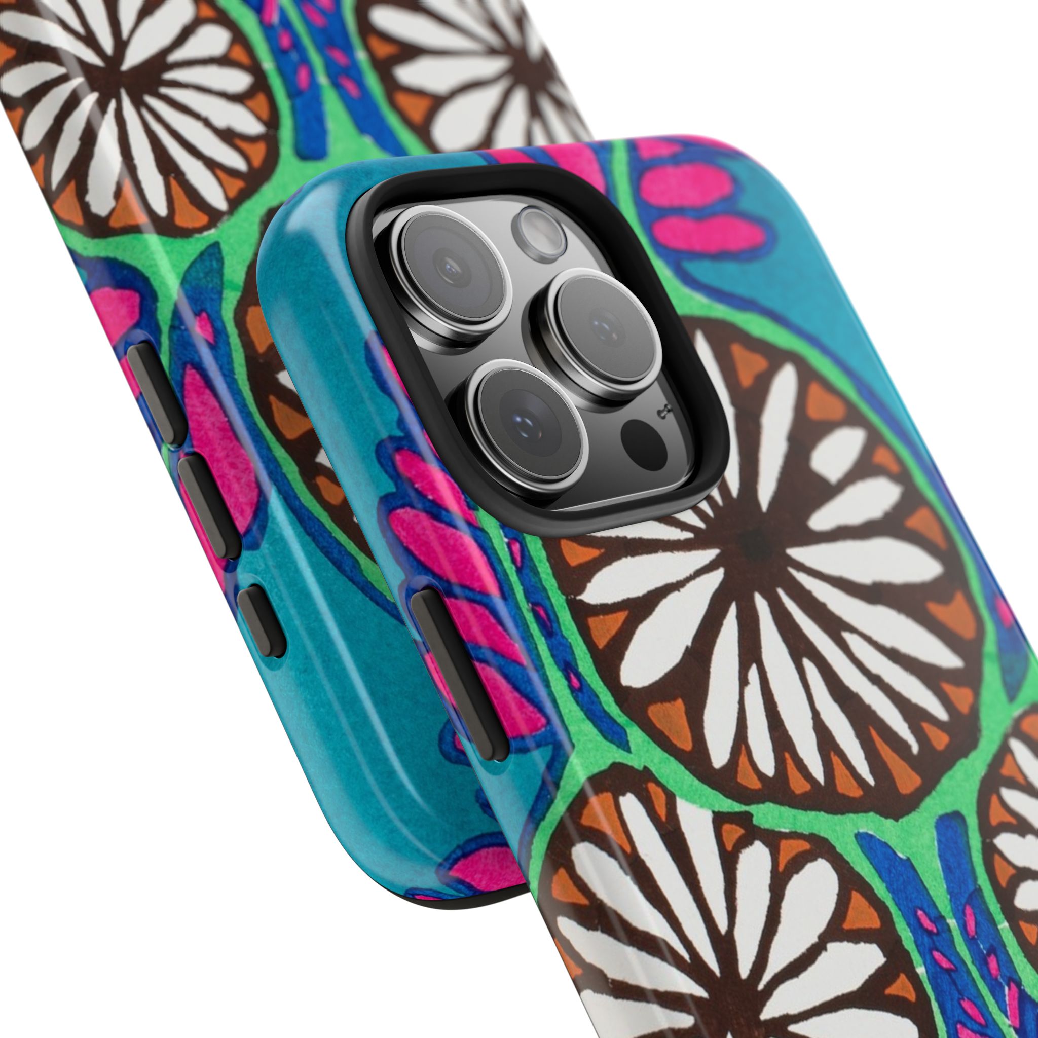 3 Abstract Flowers Phone Case - Image 73