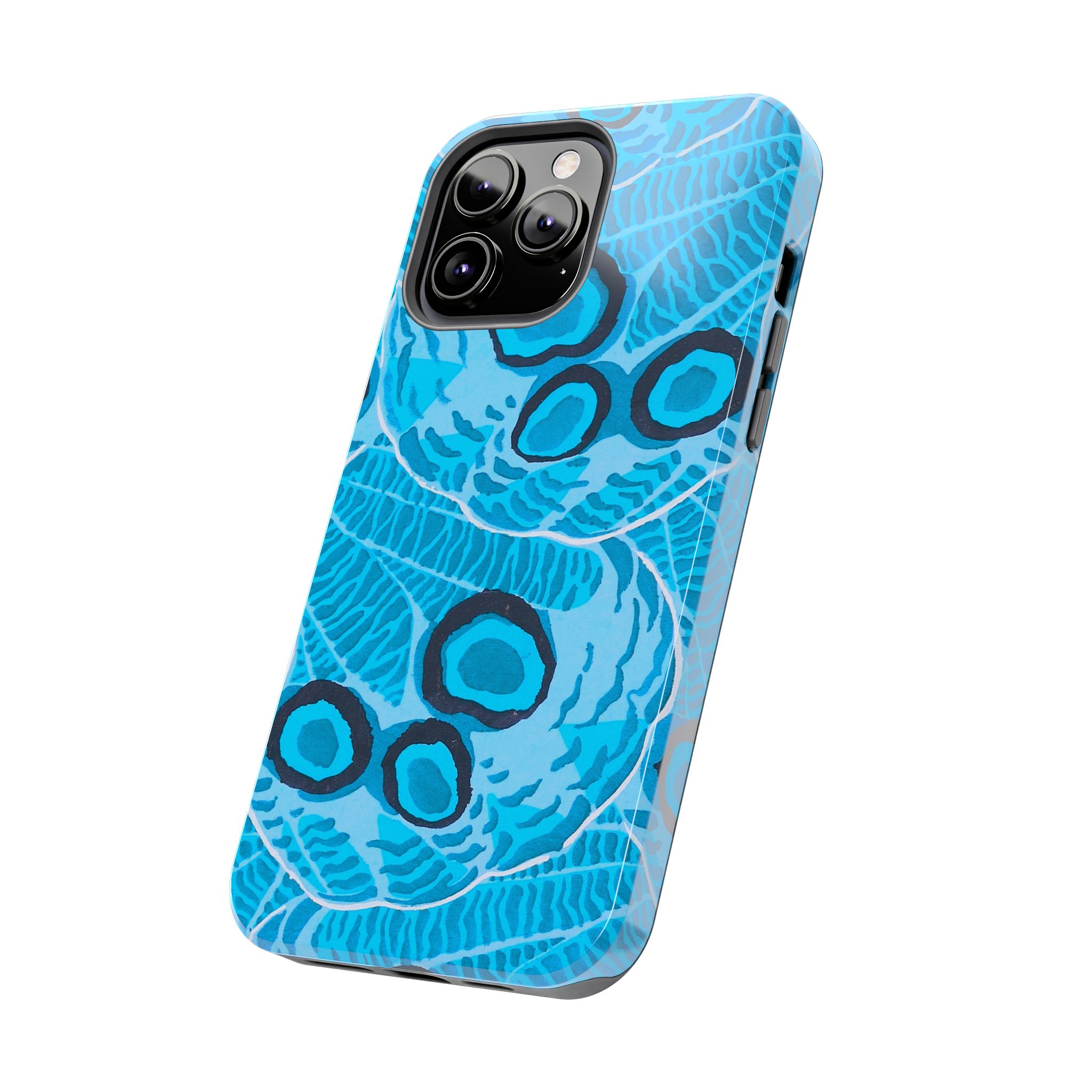Abstract Spider Web Phone Case - Blue - Image 43