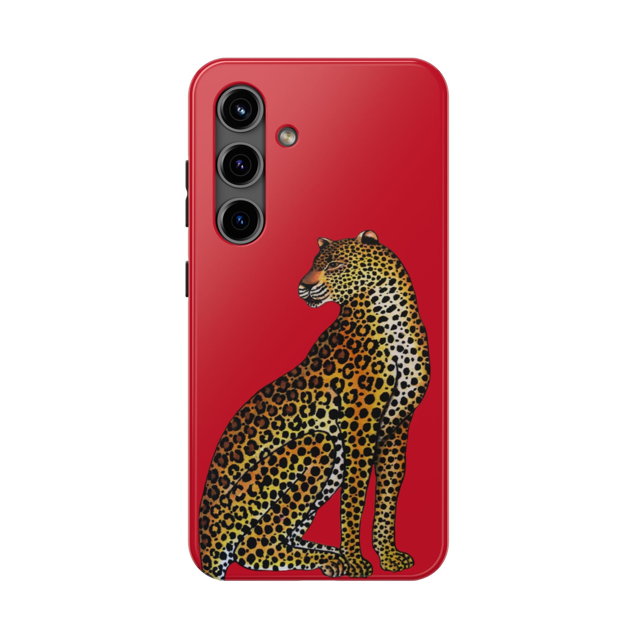 Leopard Phone Case - Red - Image 81