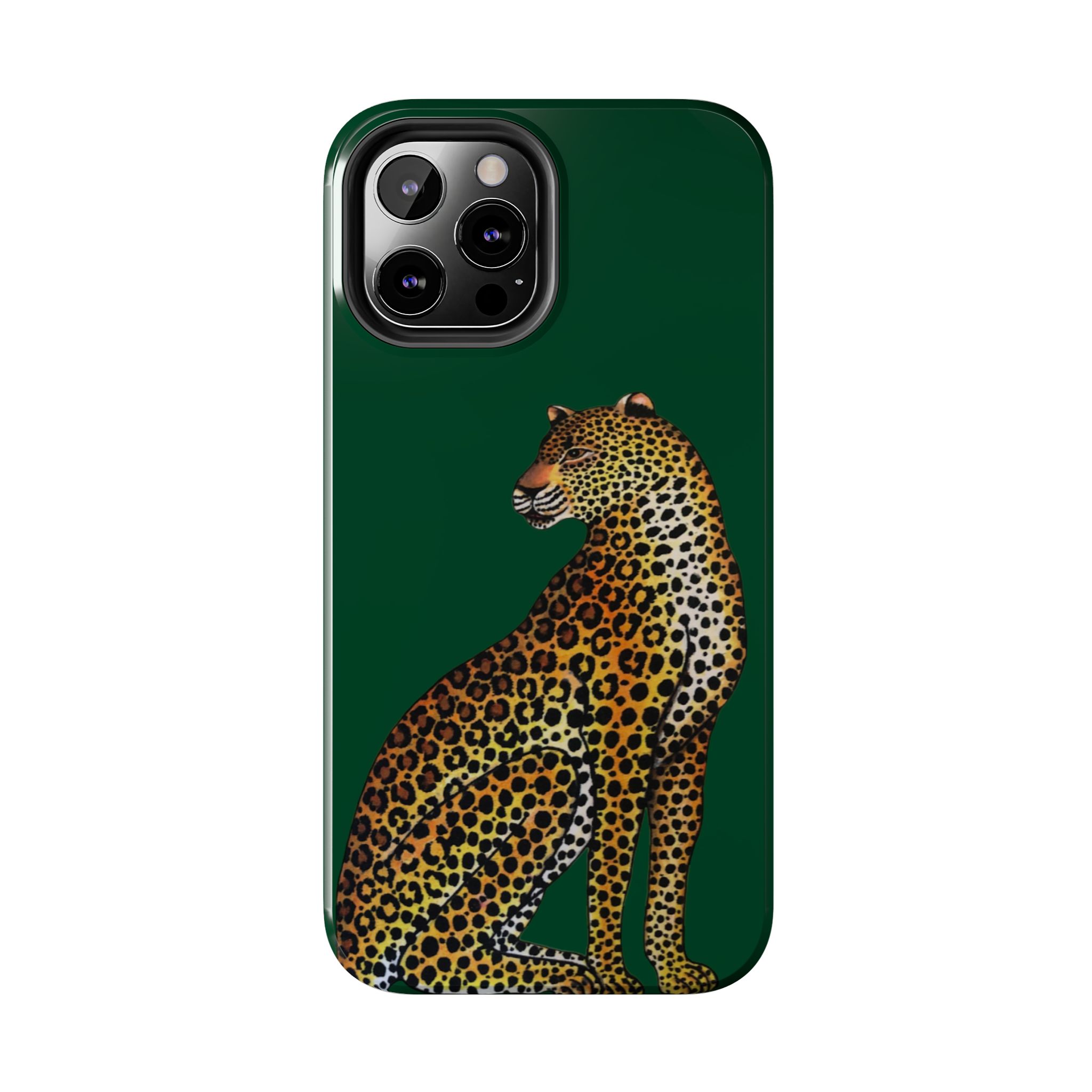 Leopard Phone Case - Racing Green - Image 26