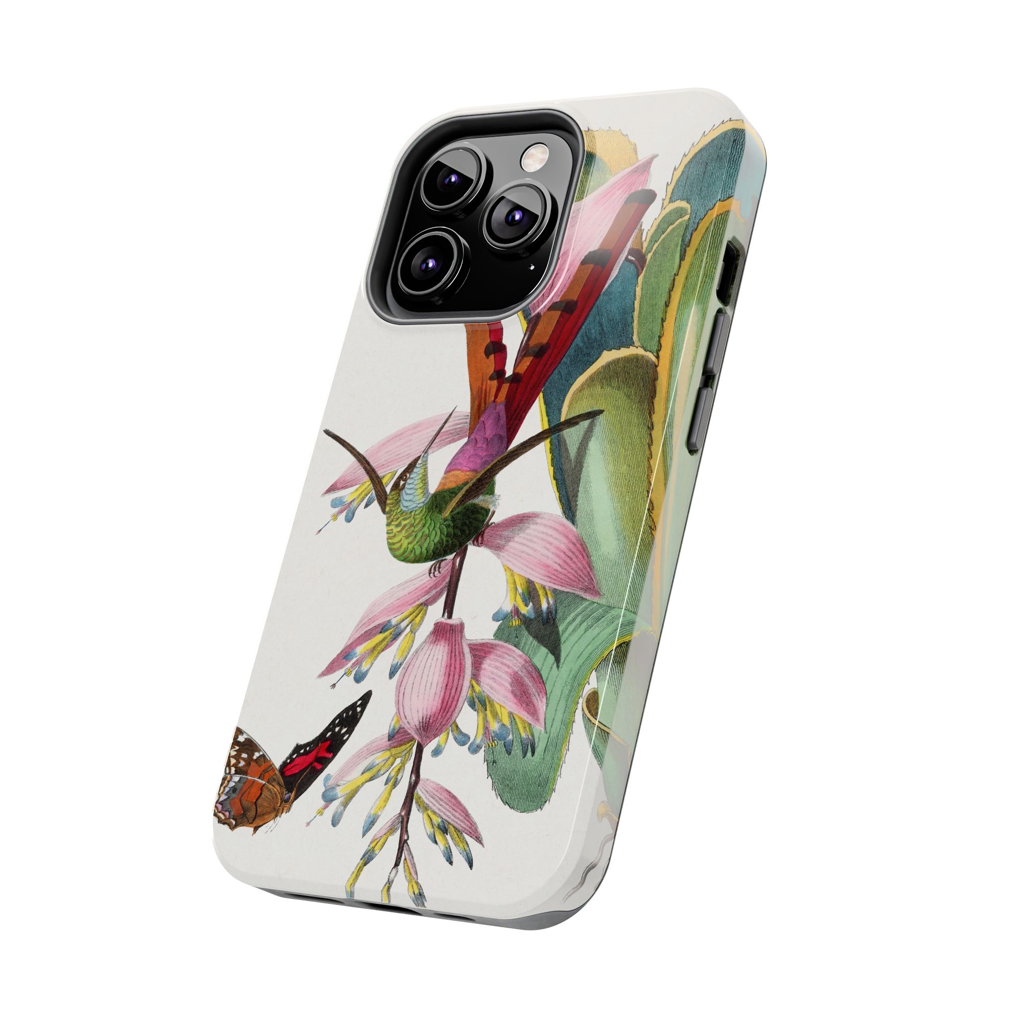 Hummingbird and Butterfly Phone Case - Image 39