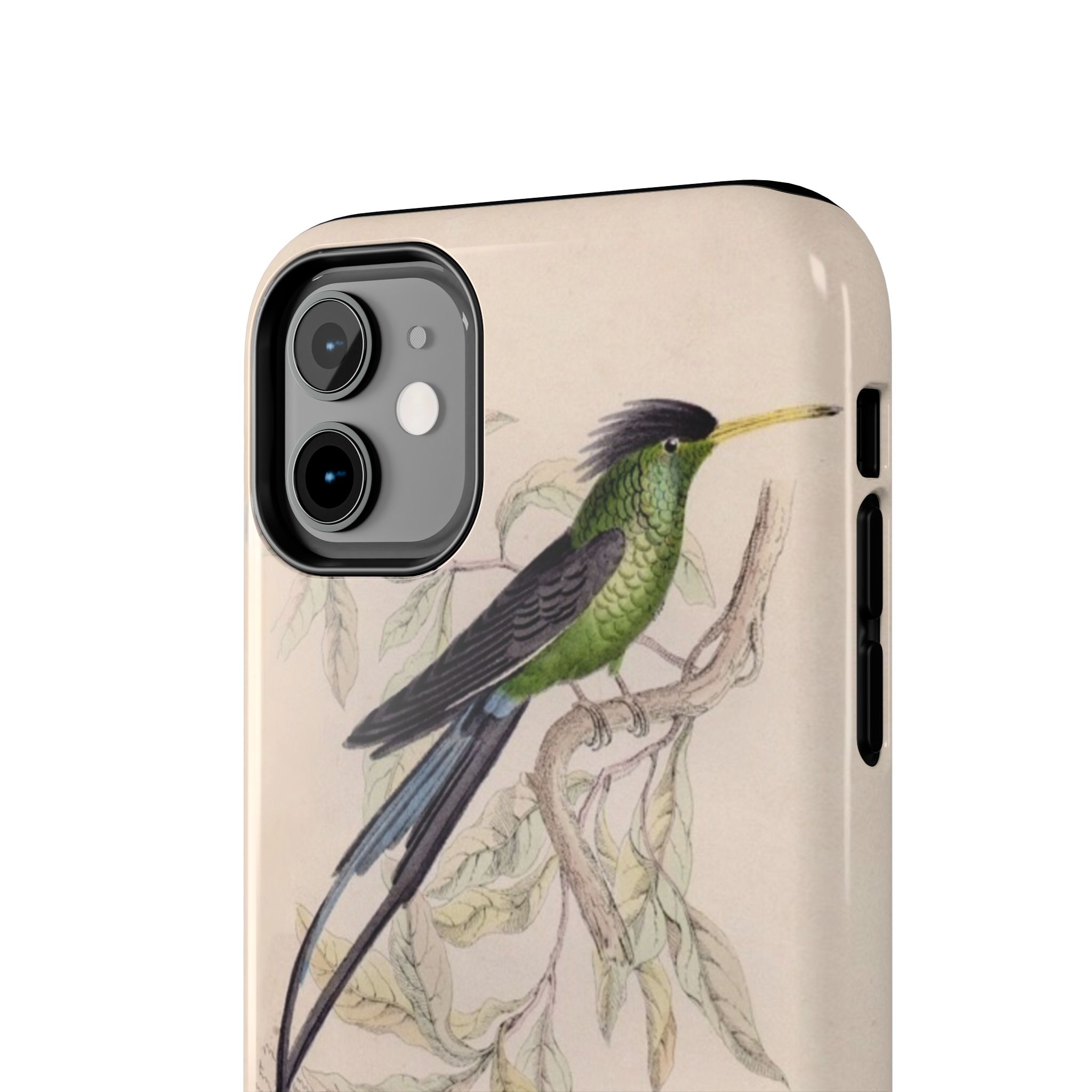 Black Capped Hummingbird Phone Case - Image 4
