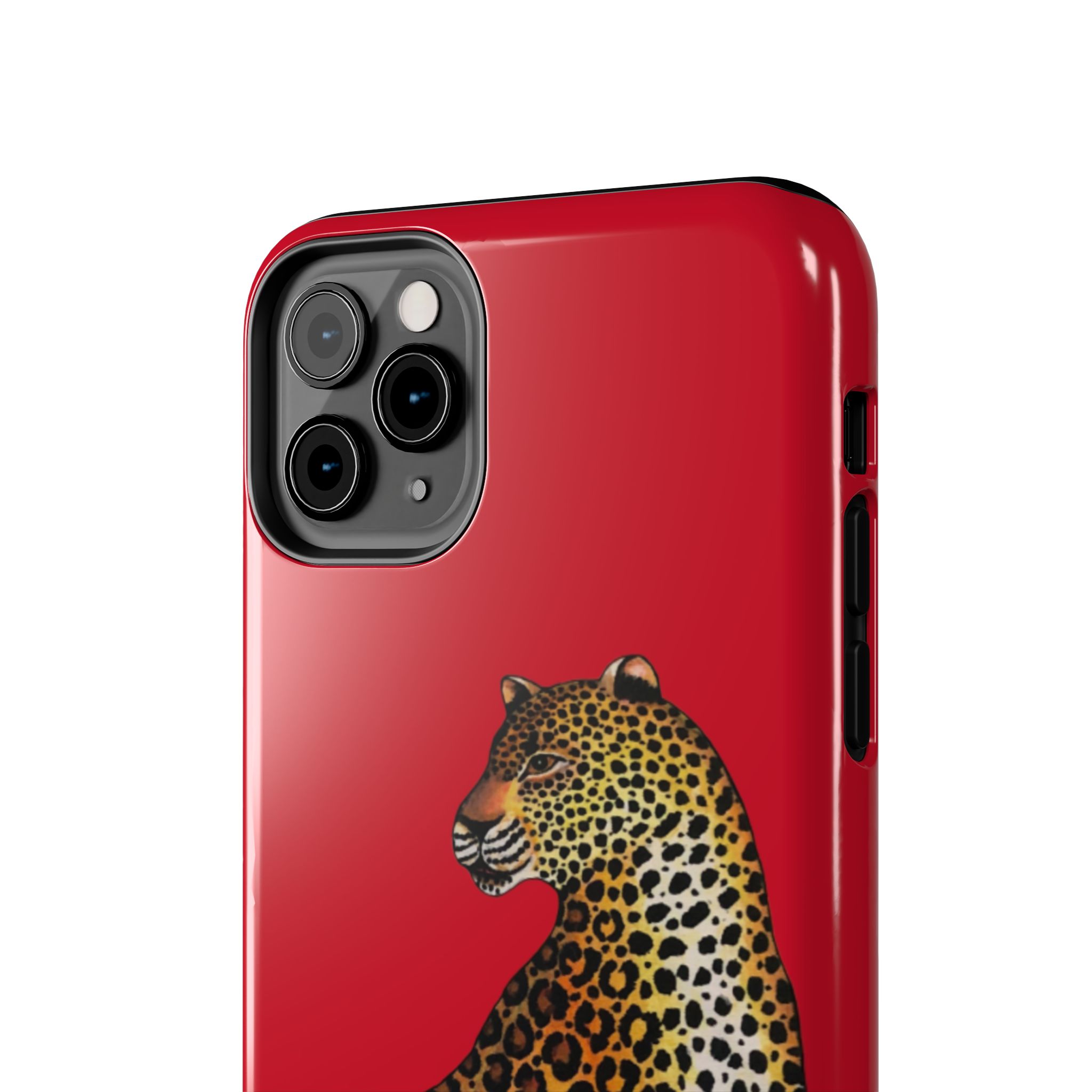 Leopard Phone Case - Red - Image 12