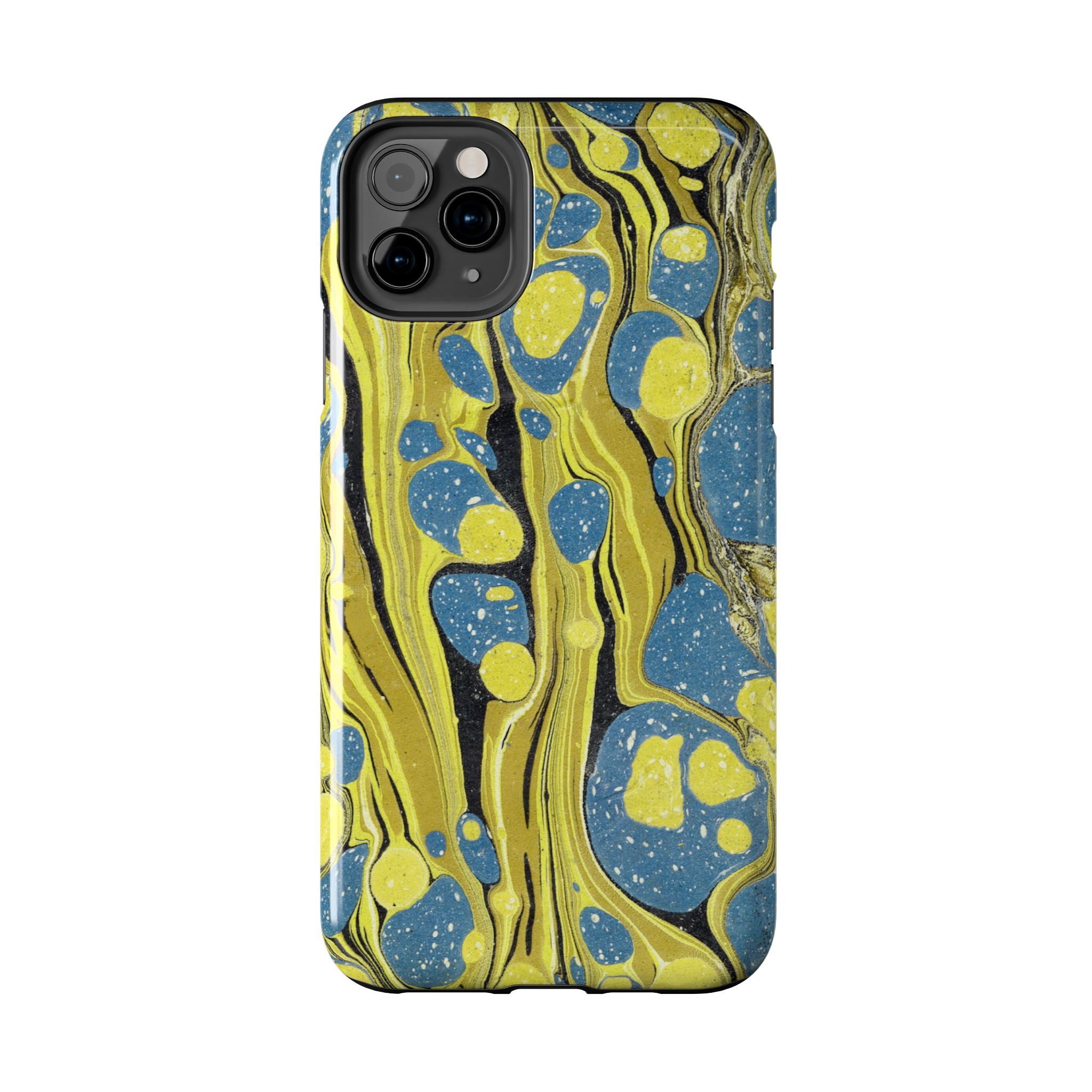 Marbled Phone Case - Citrine and Blue - Image 10