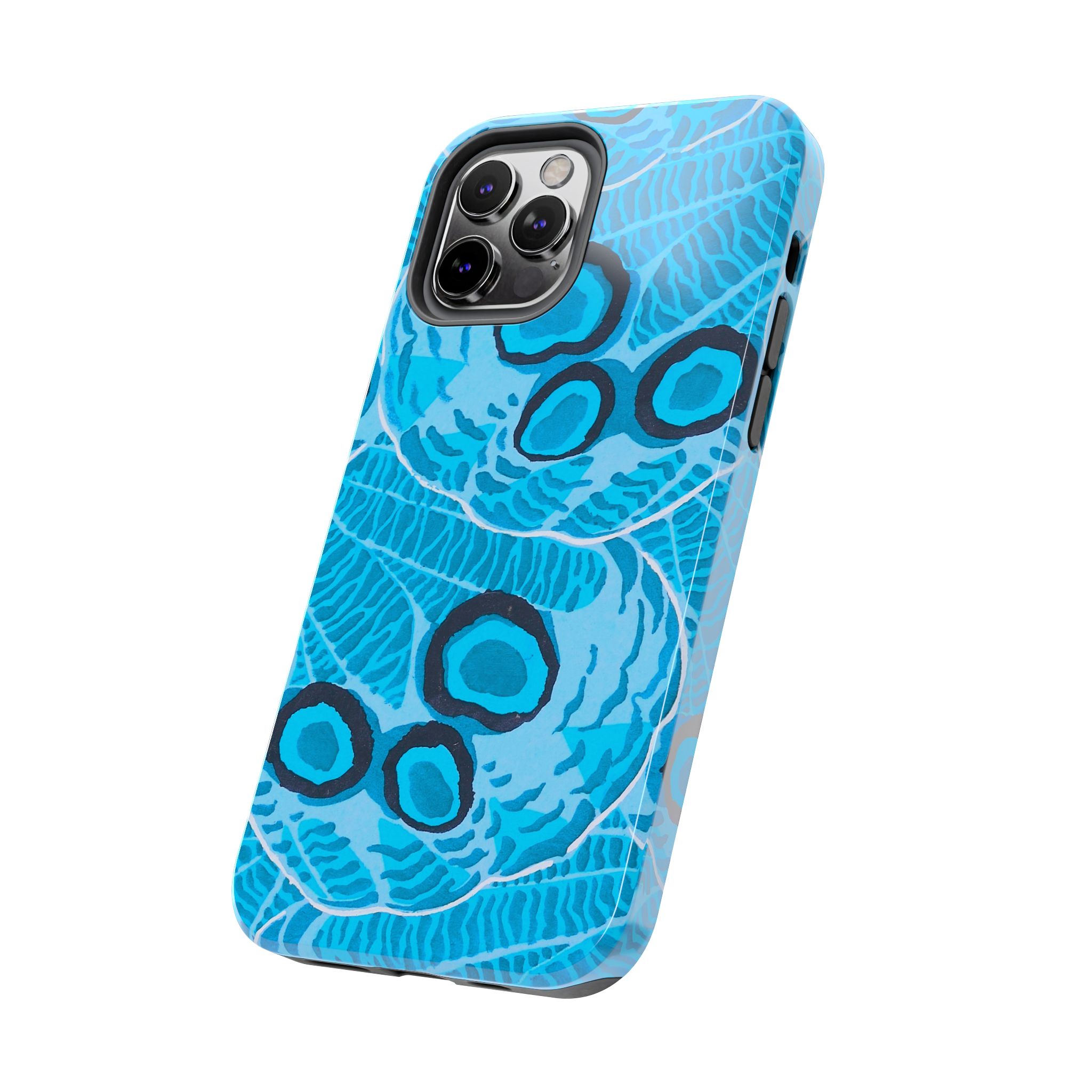 Abstract Spider Web Phone Case - Blue - Image 23