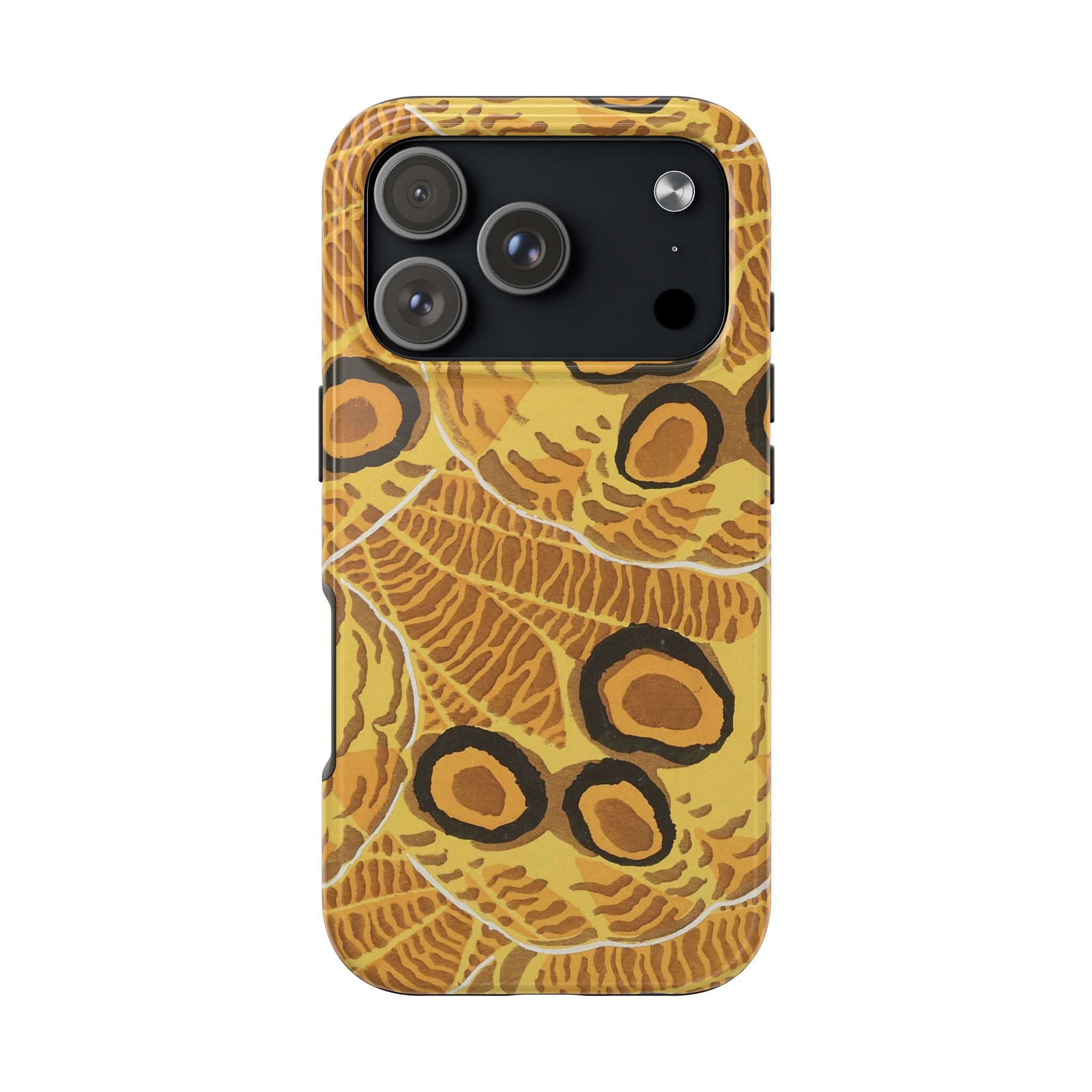 Abstract Spider Web Phone Case - Brown - Image 98