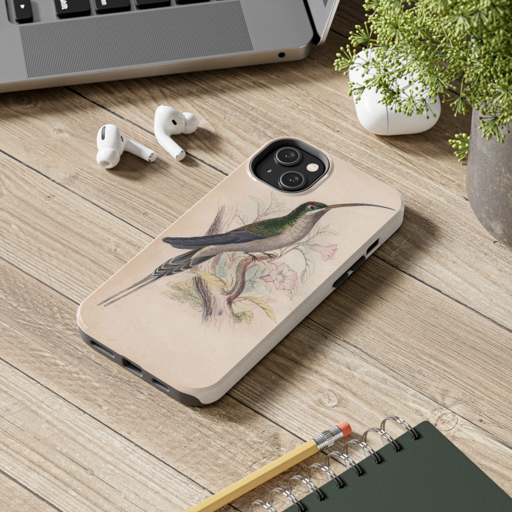 Supercilious Hummingbird Phone Case - Image 44