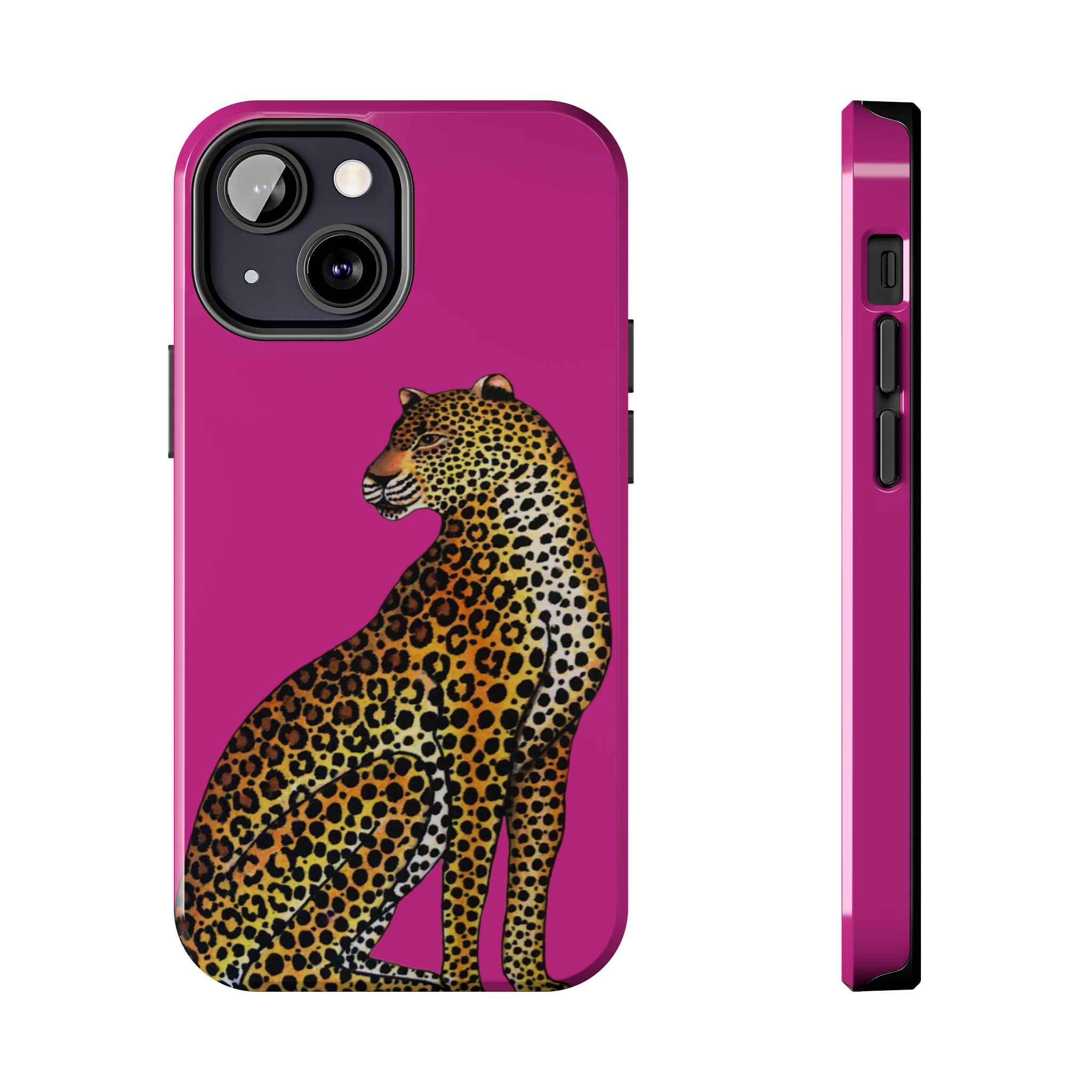 Leopard Phone Case - Fuchsia - Image 33