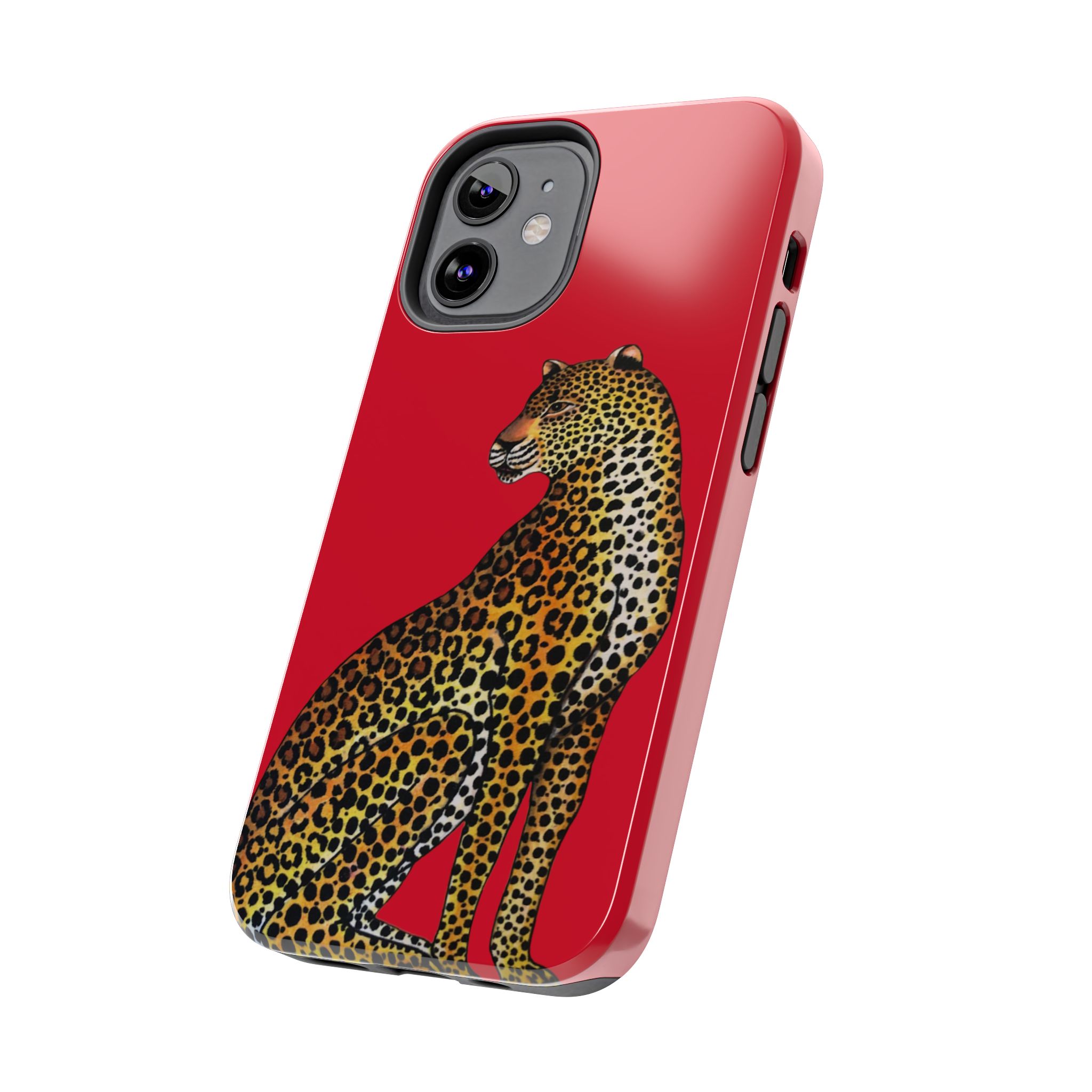 Leopard Phone Case - Red - Image 19