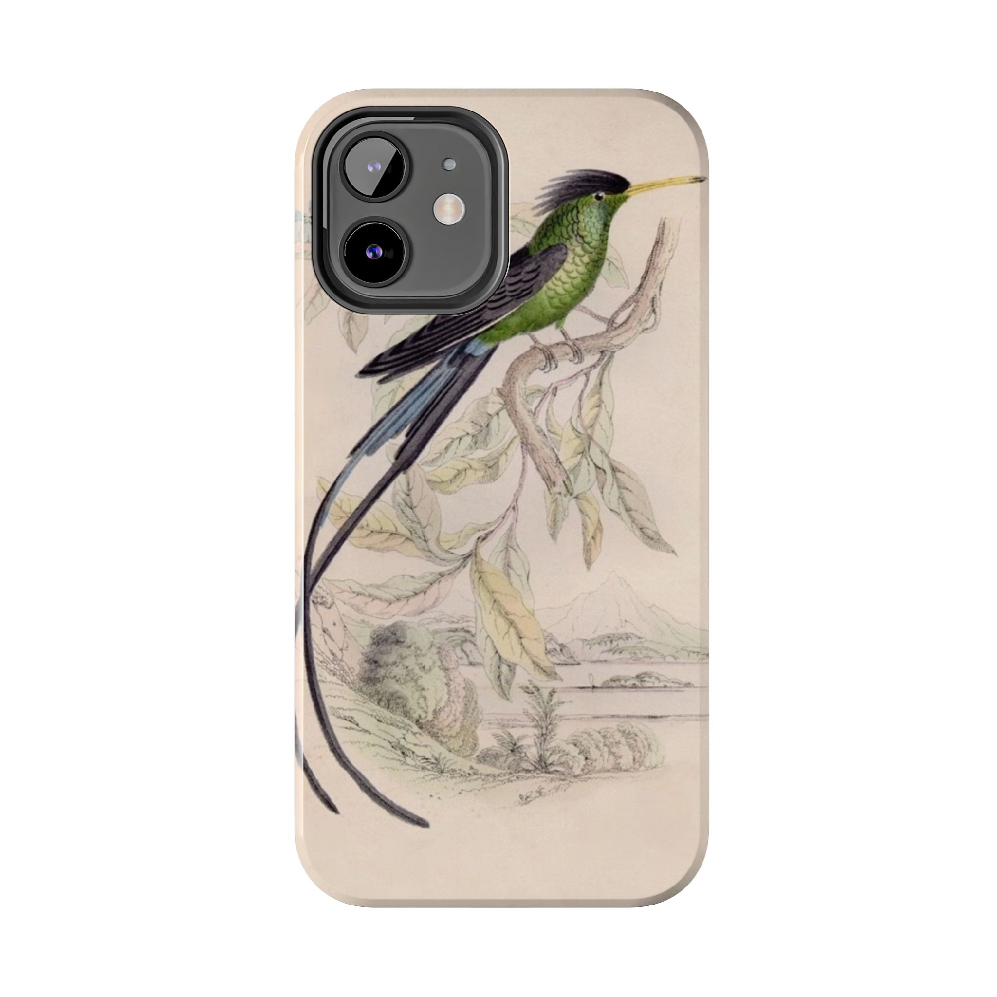 Black Capped Hummingbird Phone Case - Image 14
