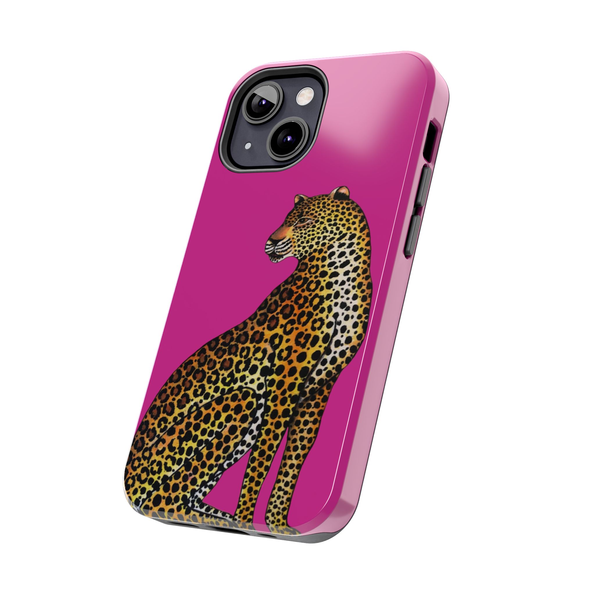 Leopard Phone Case - Fuchsia - Image 35