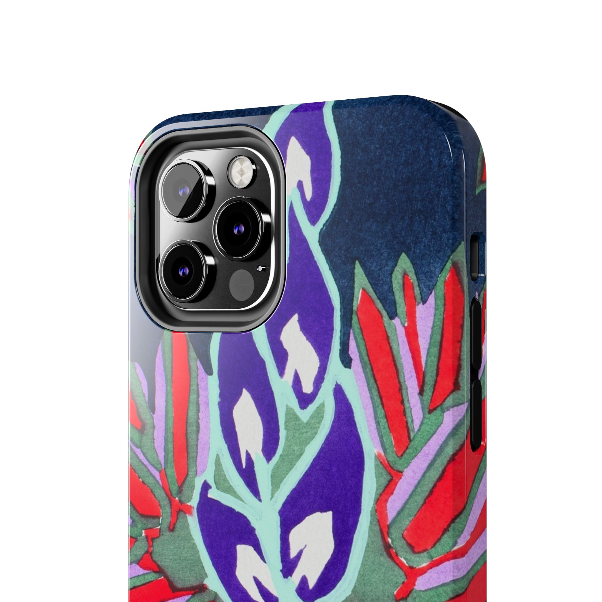 Red & Pink Abstract Phone Case - Image 24